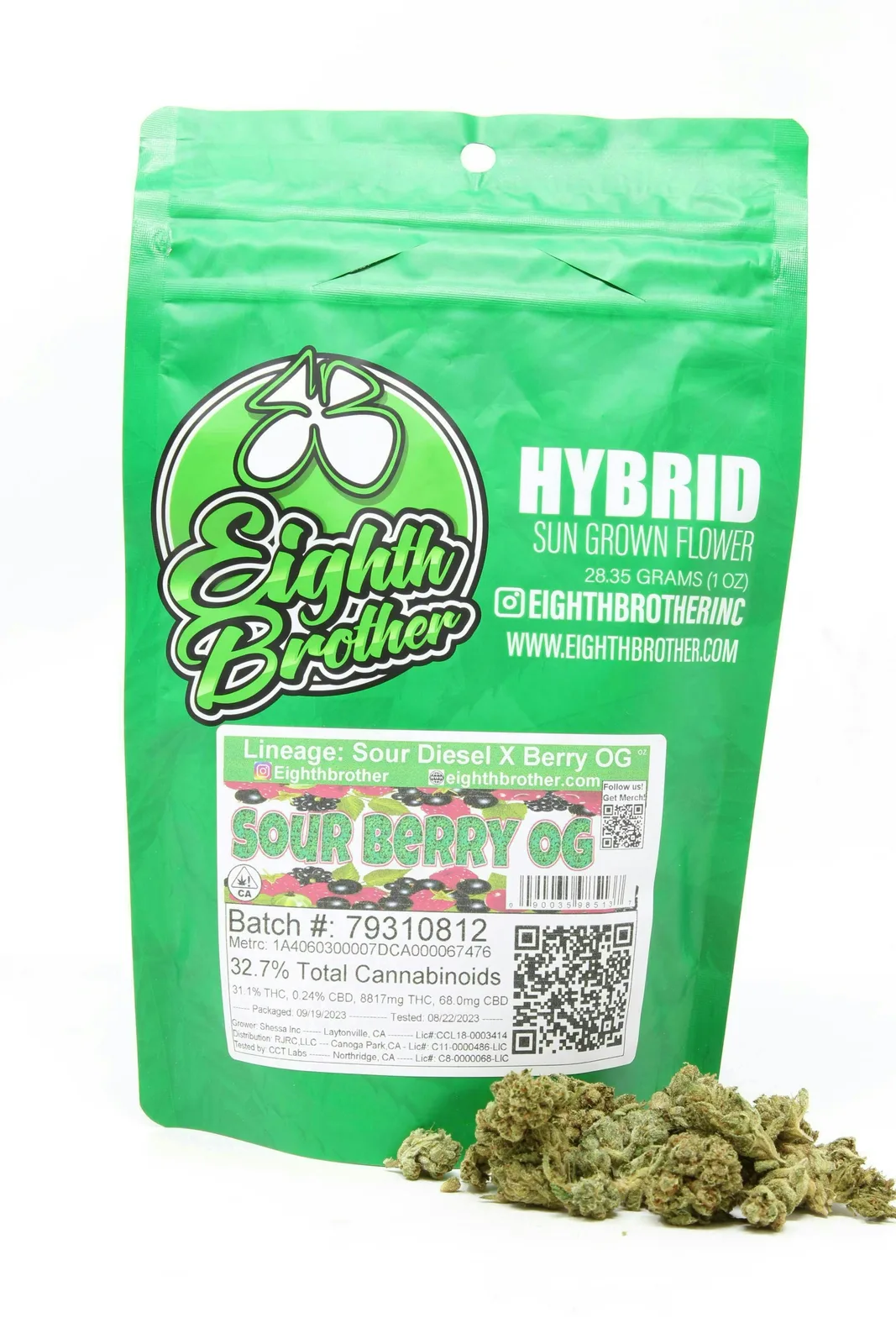 Eighth Brother | Sour Berry OG | Big Buds | 28g