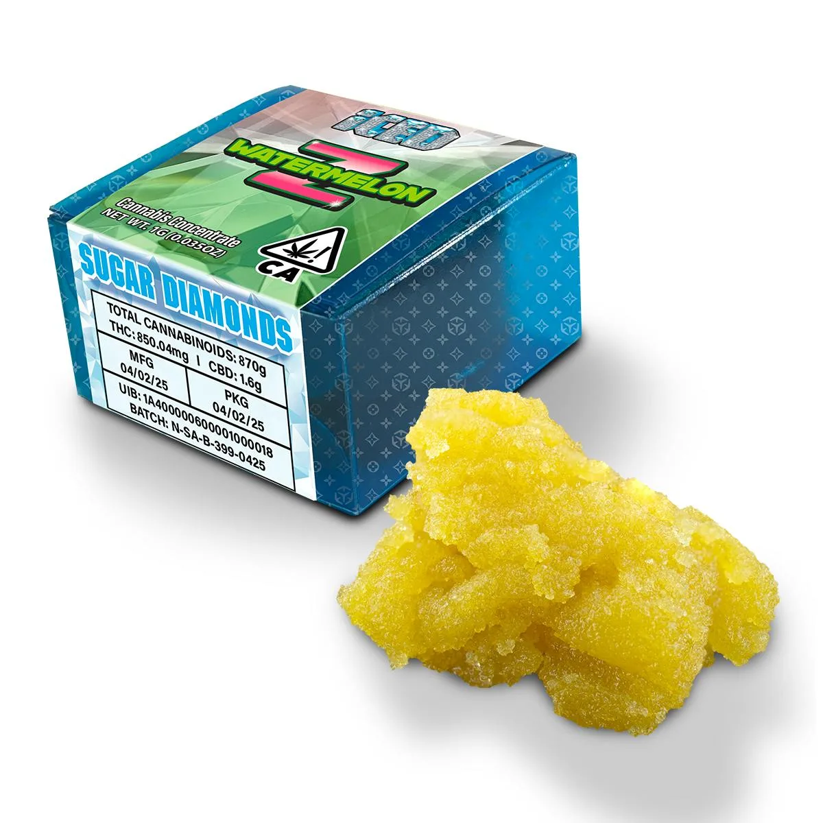 ICED - 1g - Sugar Diamonds - Indica - Watermelon Z
