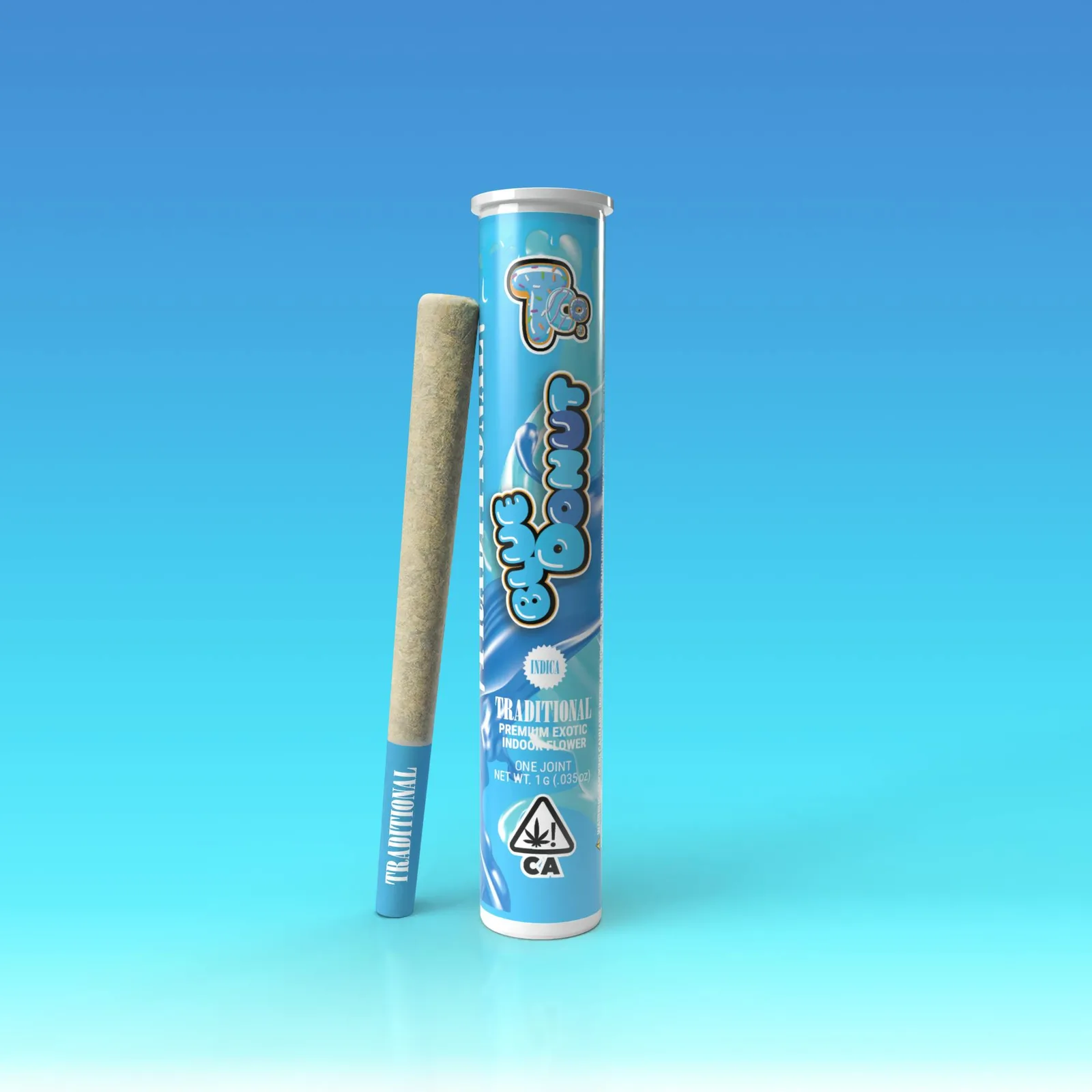 Traditional - Blue Donut Pre-Roll 1G