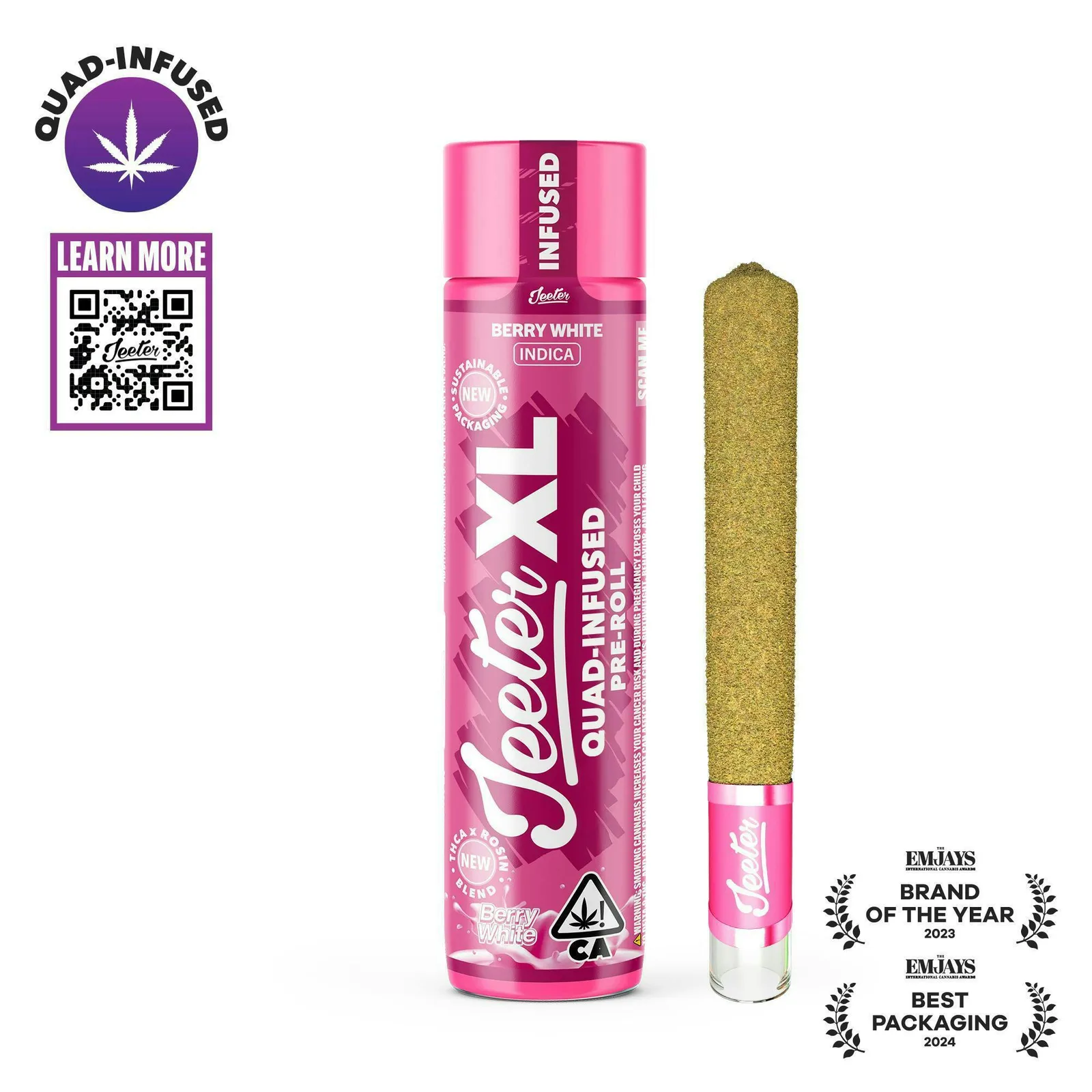 Jeeter | Berry White | XL Quad-Infused Joint | 2g