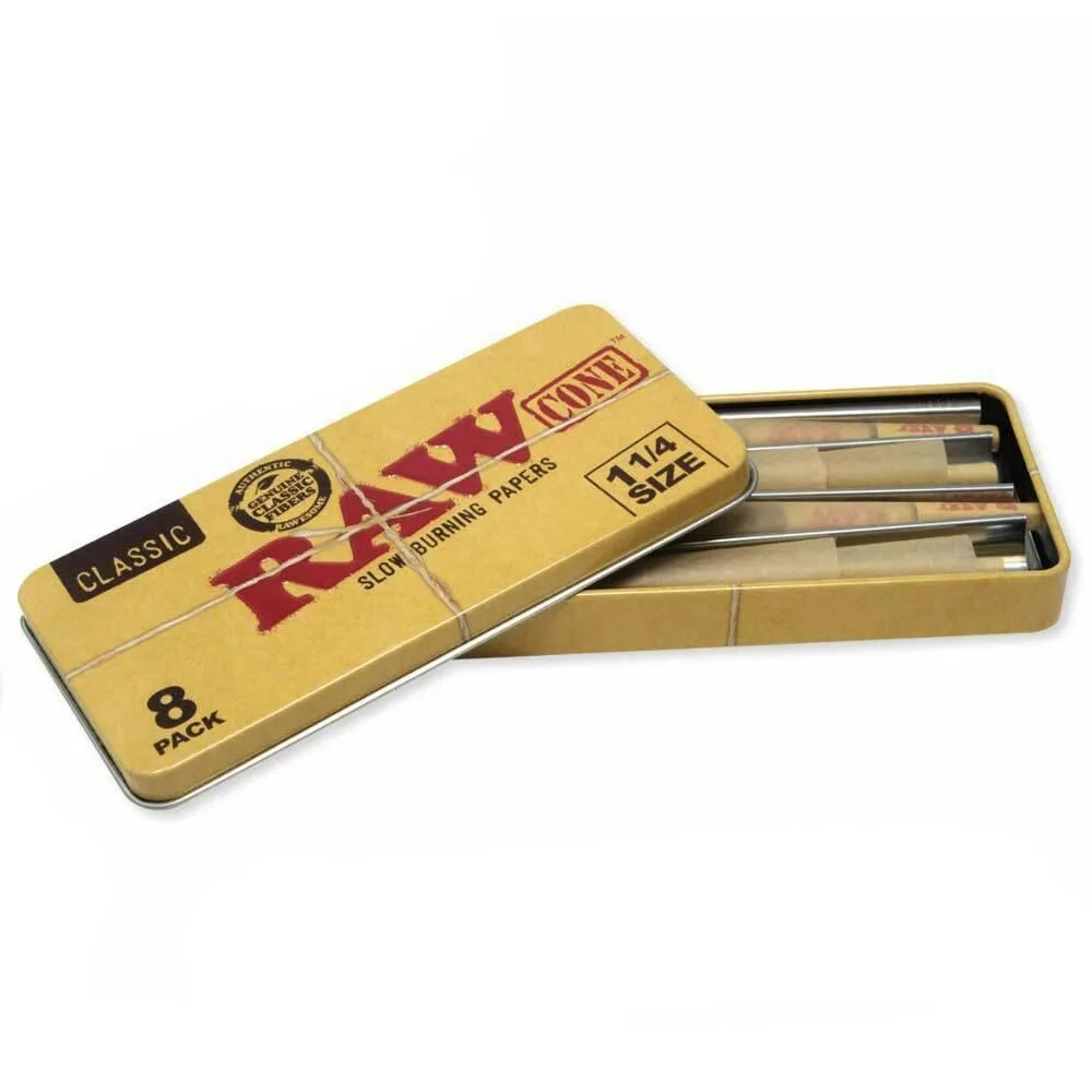 RAW - CONES 8 PACK TIN