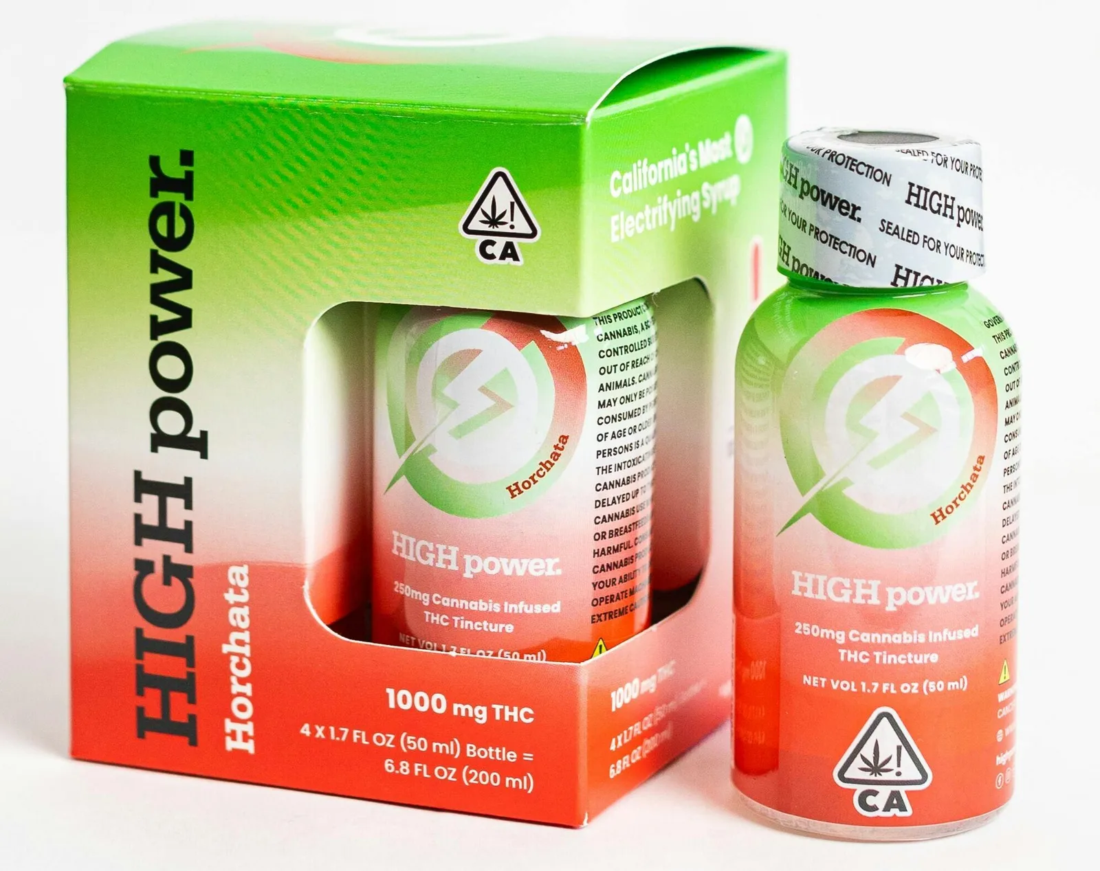 HIGH Power syrup - Horchata 1000mg THC (4 Pack)