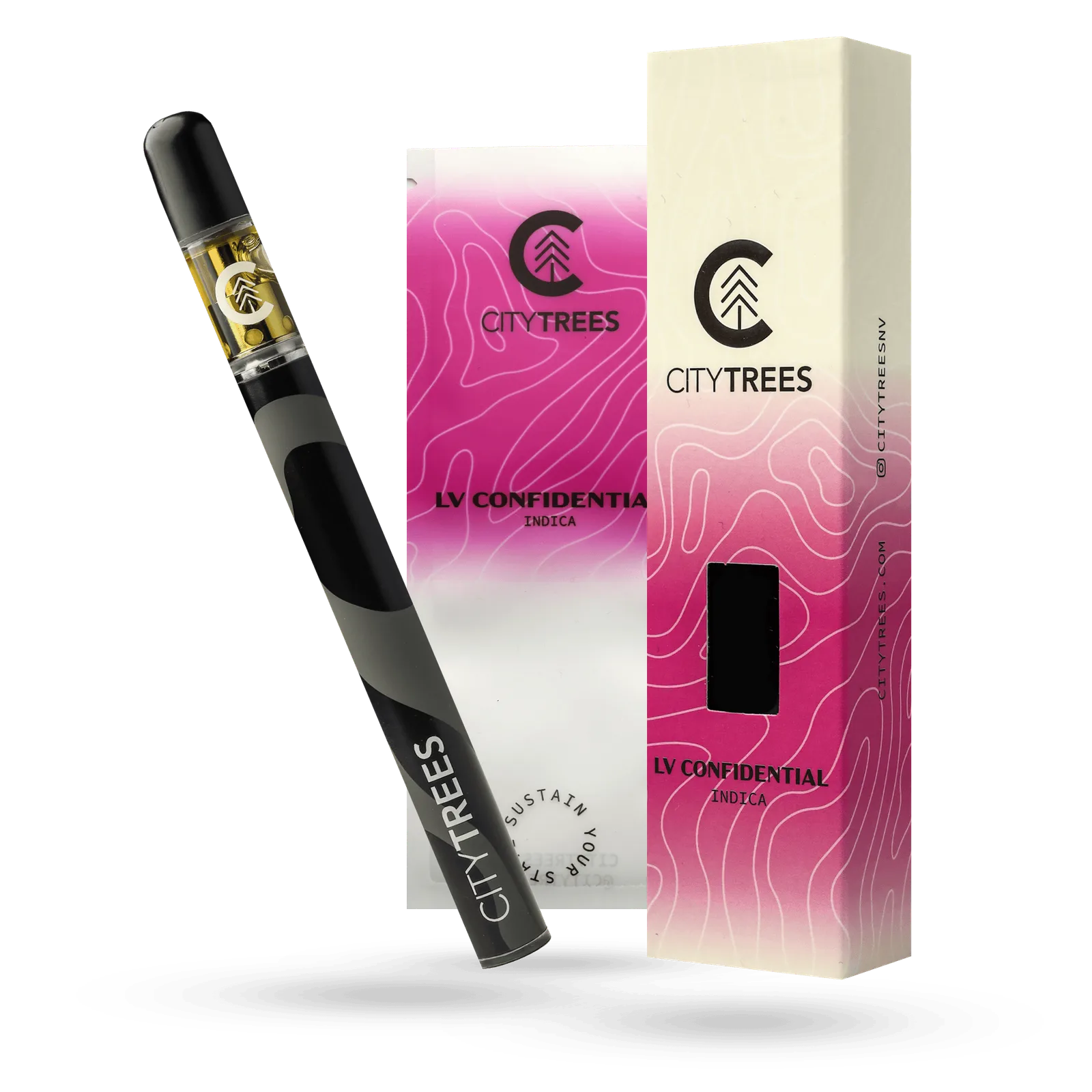 City Trees 500mg LV Confidential Disposable Vape Pen