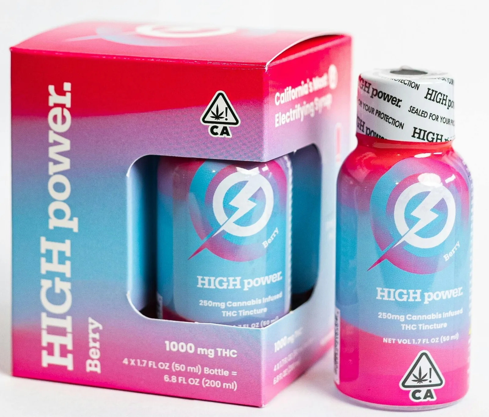 HIGH Power syrup - Berry 1000mg THC (4 Pack)