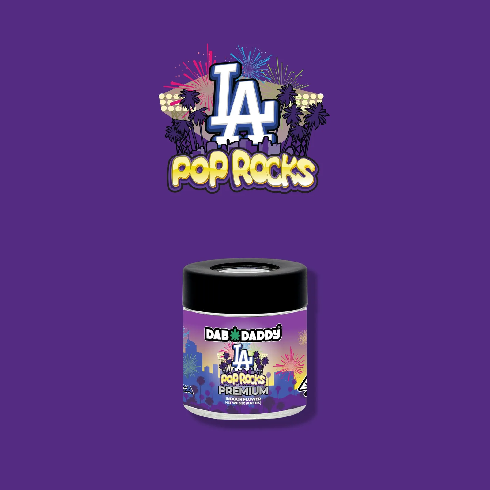 LA Pop Rocks Dab Daddy® Flower 3.5g Premium Indoor Flower
