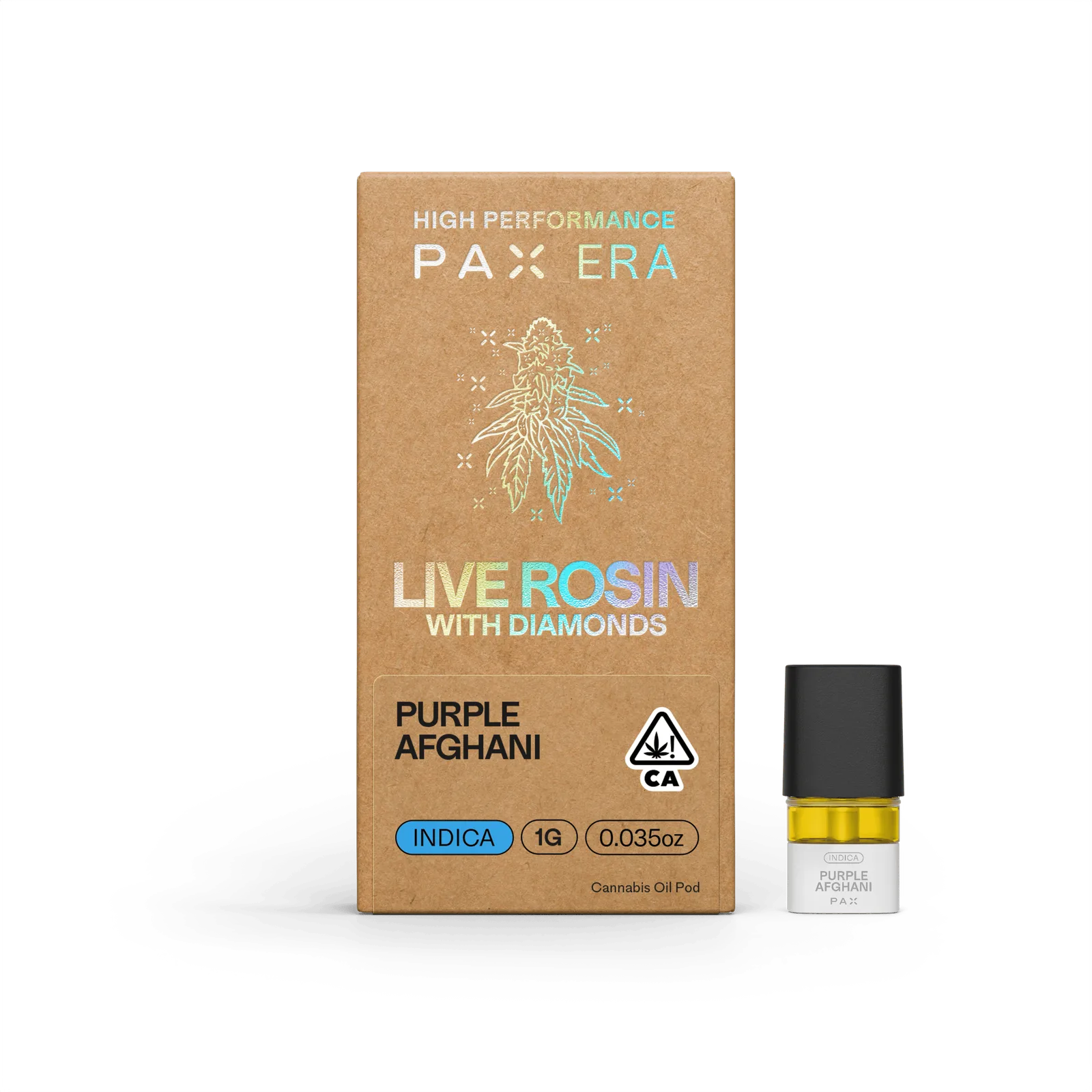 Live Rosin with Diamonds | Purple Afghani 1g