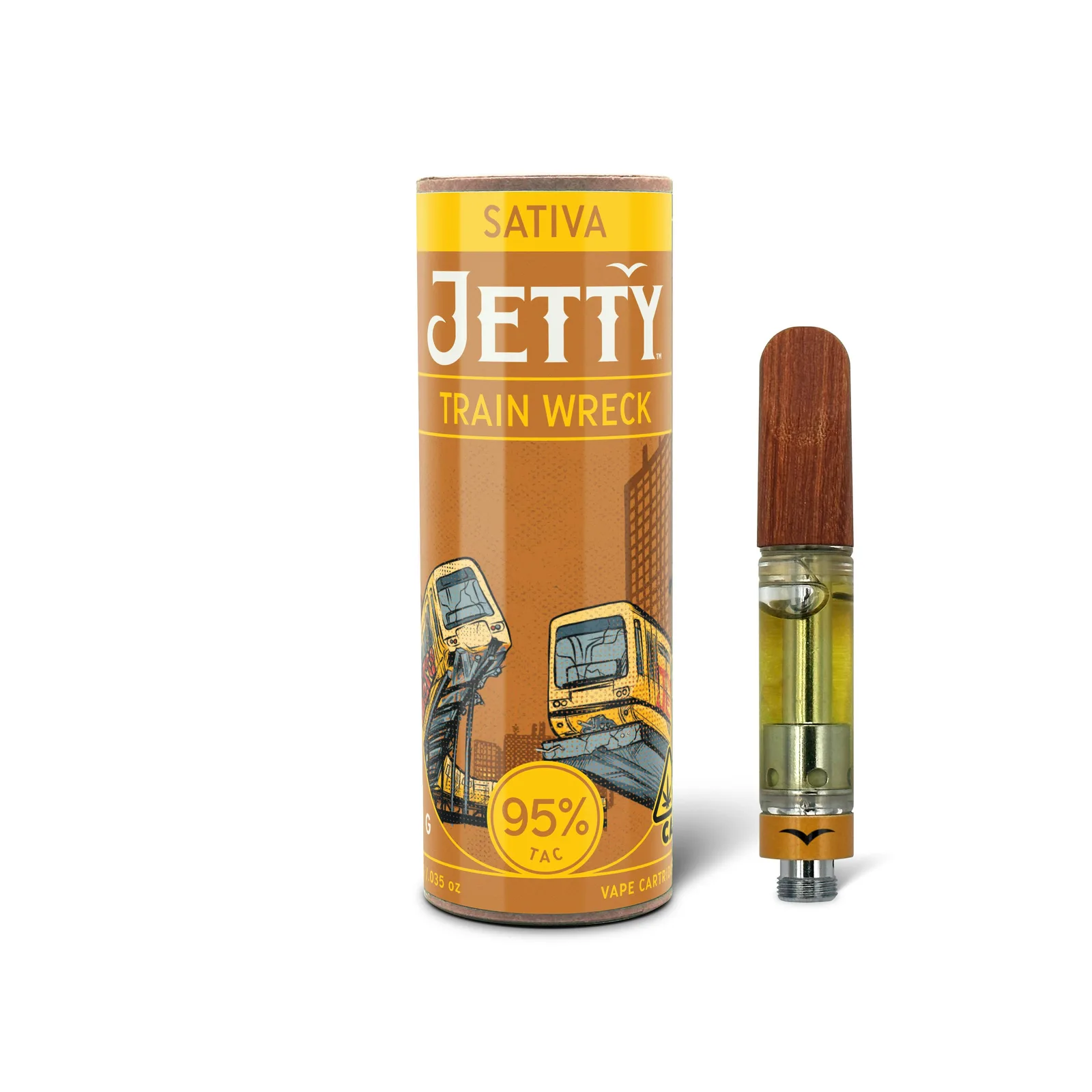 Jetty Cartridge High THC 1g Trainwreck