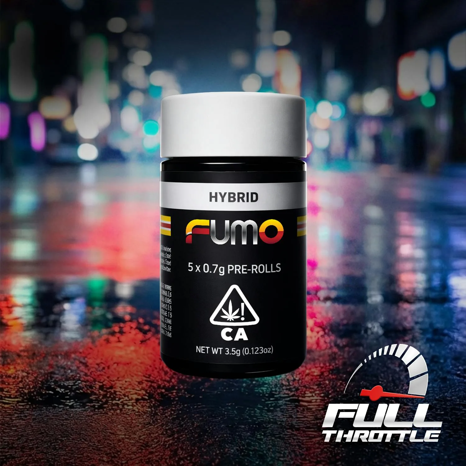 FUMO - FULL THROTTLE Pre-rolls 3.5g (5 x .7g) - Premium Indoor Flower