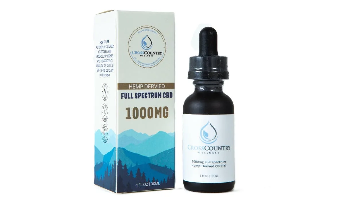 Cross Country Wellness - CBD Tincture (1000MG)