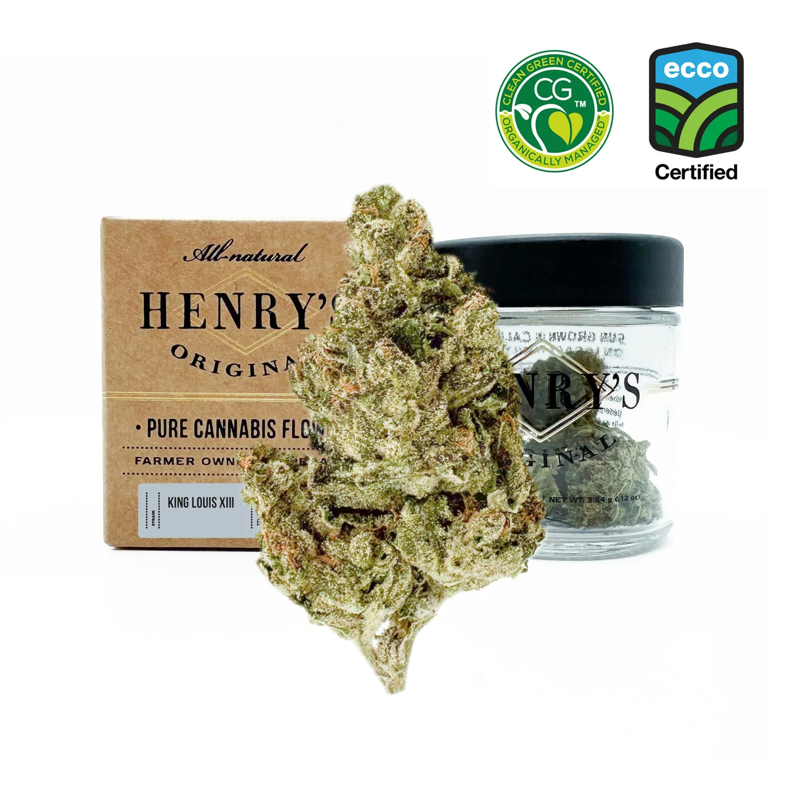 Henry's Original | King Louis XIII | Jar Big Buds | 3.5g