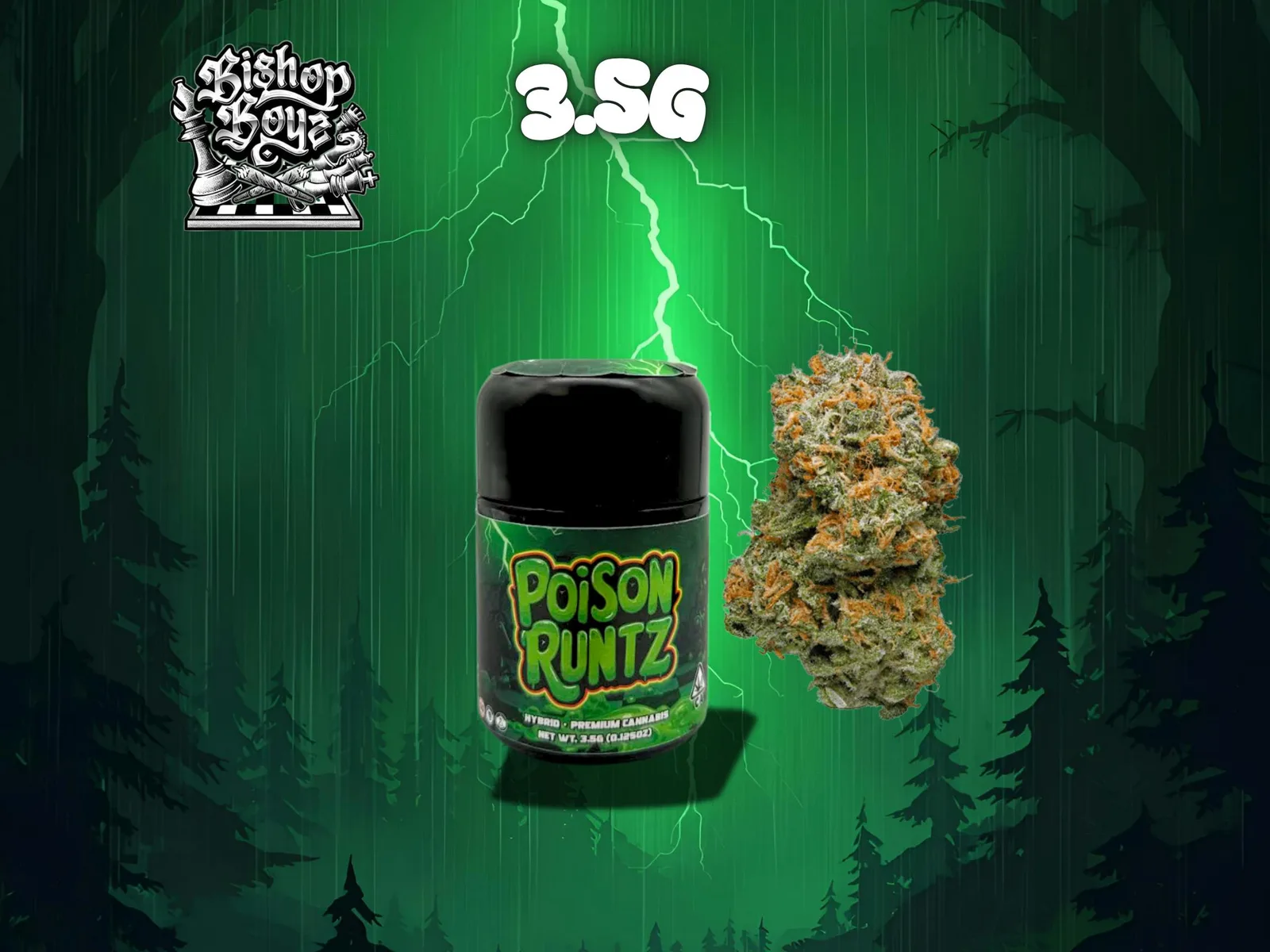Bishop Boyz Poison Runtz 3.5g