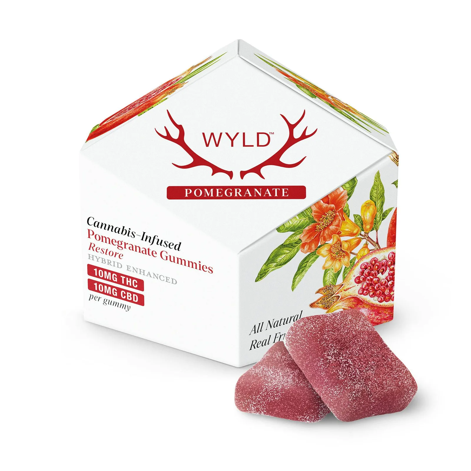 Gummies - 1:1 CBD Pomegranate