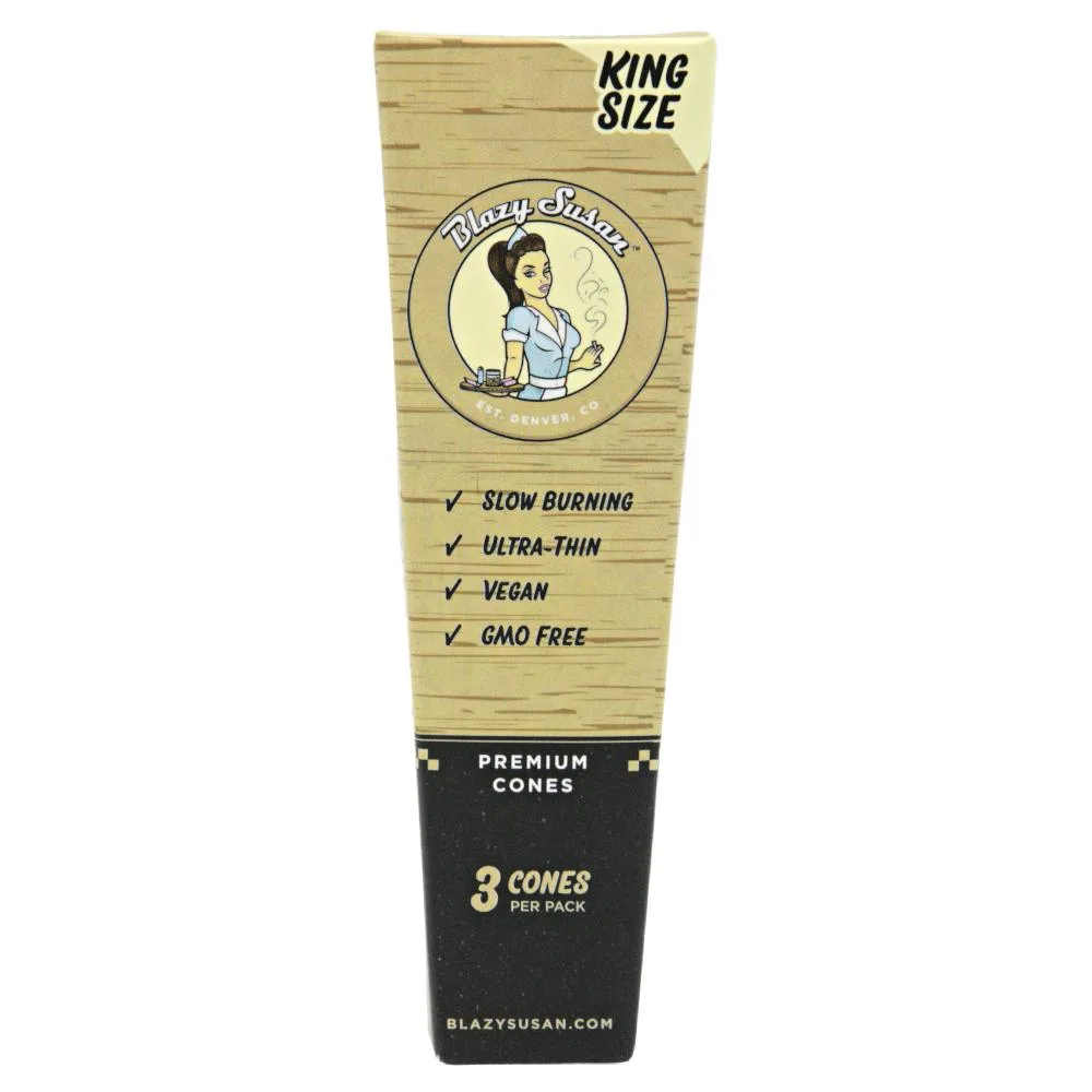 BLAZY SUSAN | UNBLEACHED KING SIZE CONES