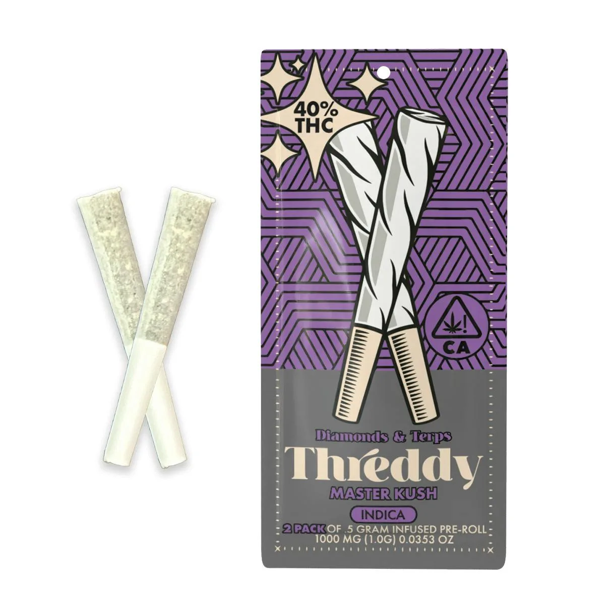 Threddy - 2PK - Master Kush - 1G