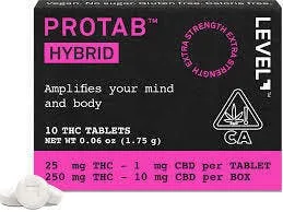 Capsule - ProTab - 10pk Hybrid - 250mg - SRE