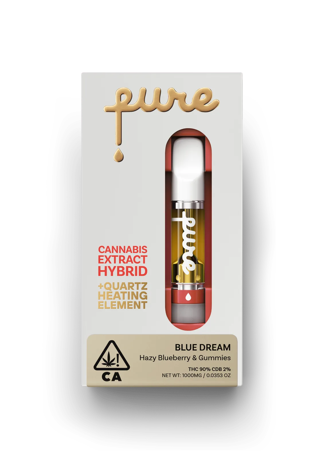 Pure Cannabis Extract 1g Cartridge - Blue Dream - Hybrid