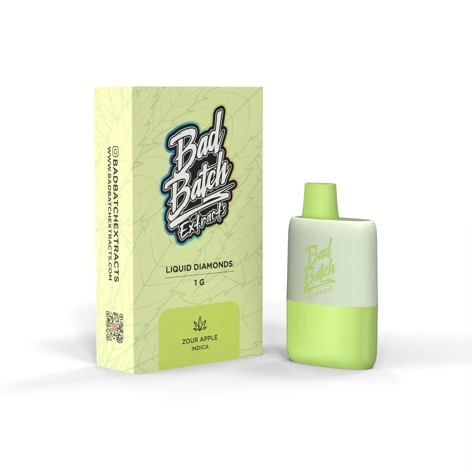 Bad Batch Zour Apple Liquid Diamonds Disp 1g