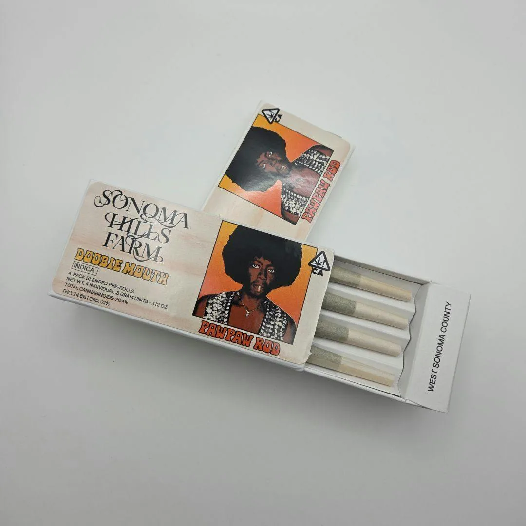 Doobie Mouth - 4 Pack Pre-Rolls, .8g ea, 3.2g total