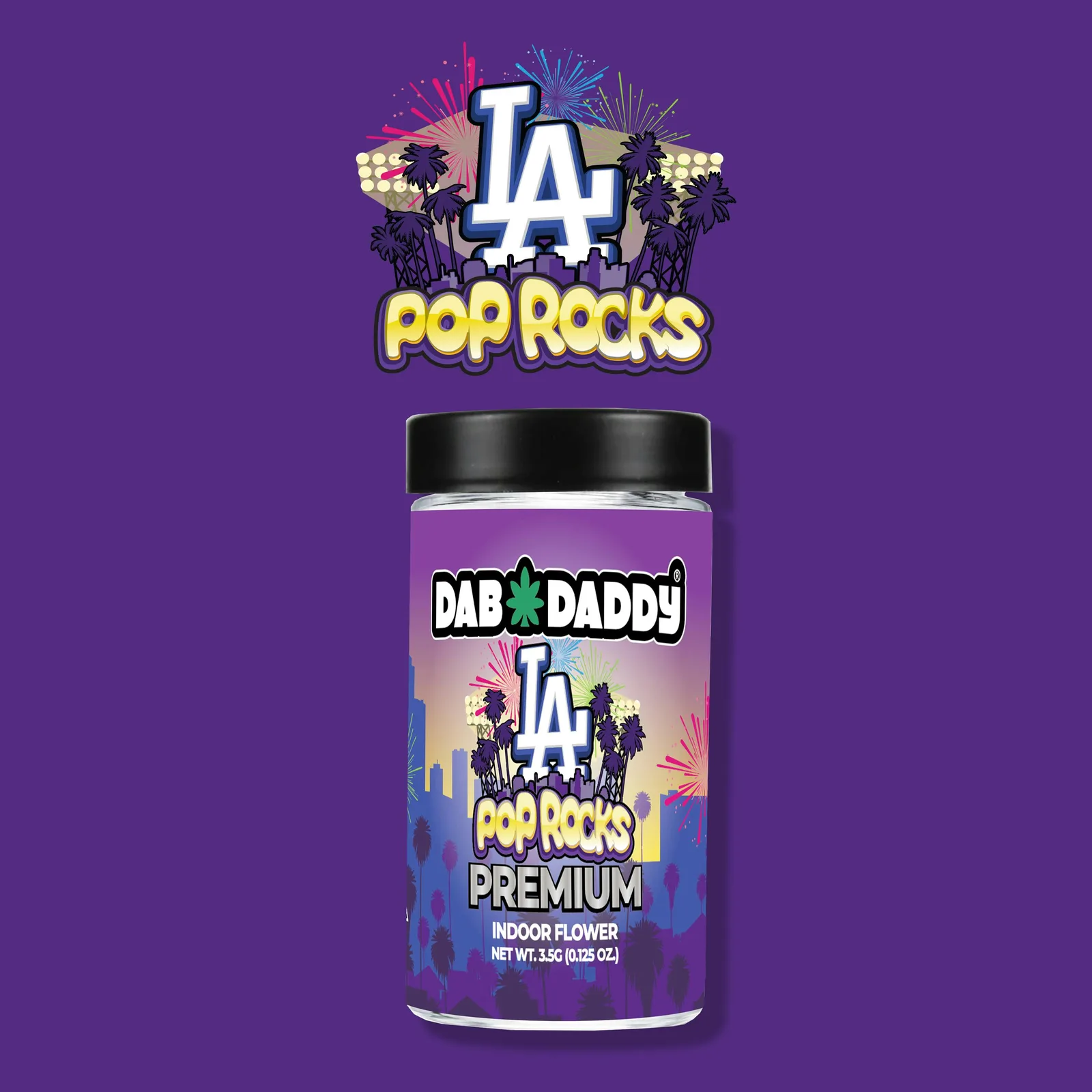LA Pop Rocks Flower Dab Daddy® 14g Premium Indoor Flower