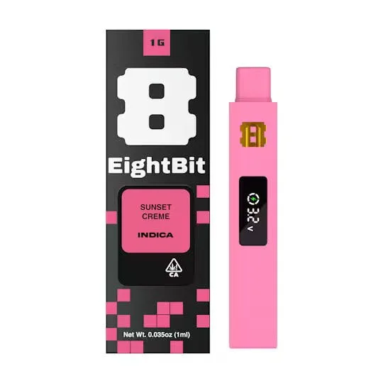 8-Bit Buds "Rosin Infused" 1G AIO - Sunset Creme