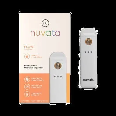 Nuvata | Flow Apricot | Disposable | 1g