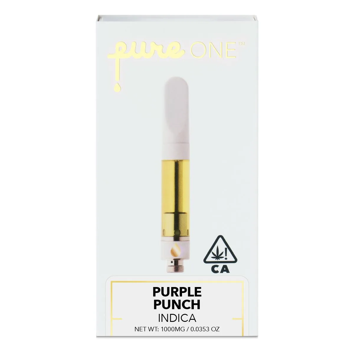 Pure Cannabis Extract 1g Cartridge - Purple Punch - Indica