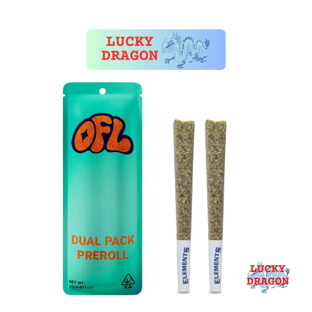 Lucky Dragon Pre-Roll 2g - Dual Pack Series