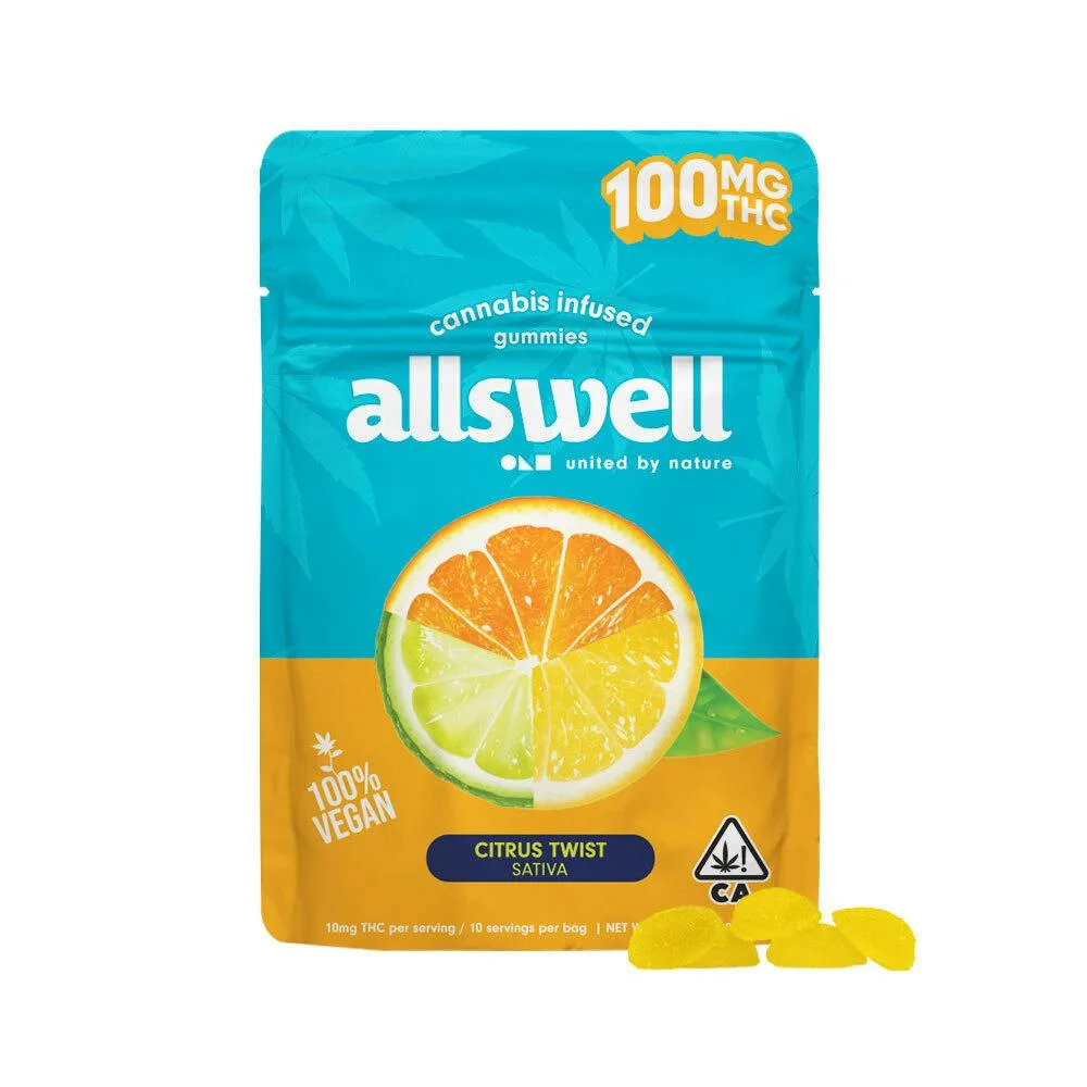 Citrus Twist Gummies [100mg]