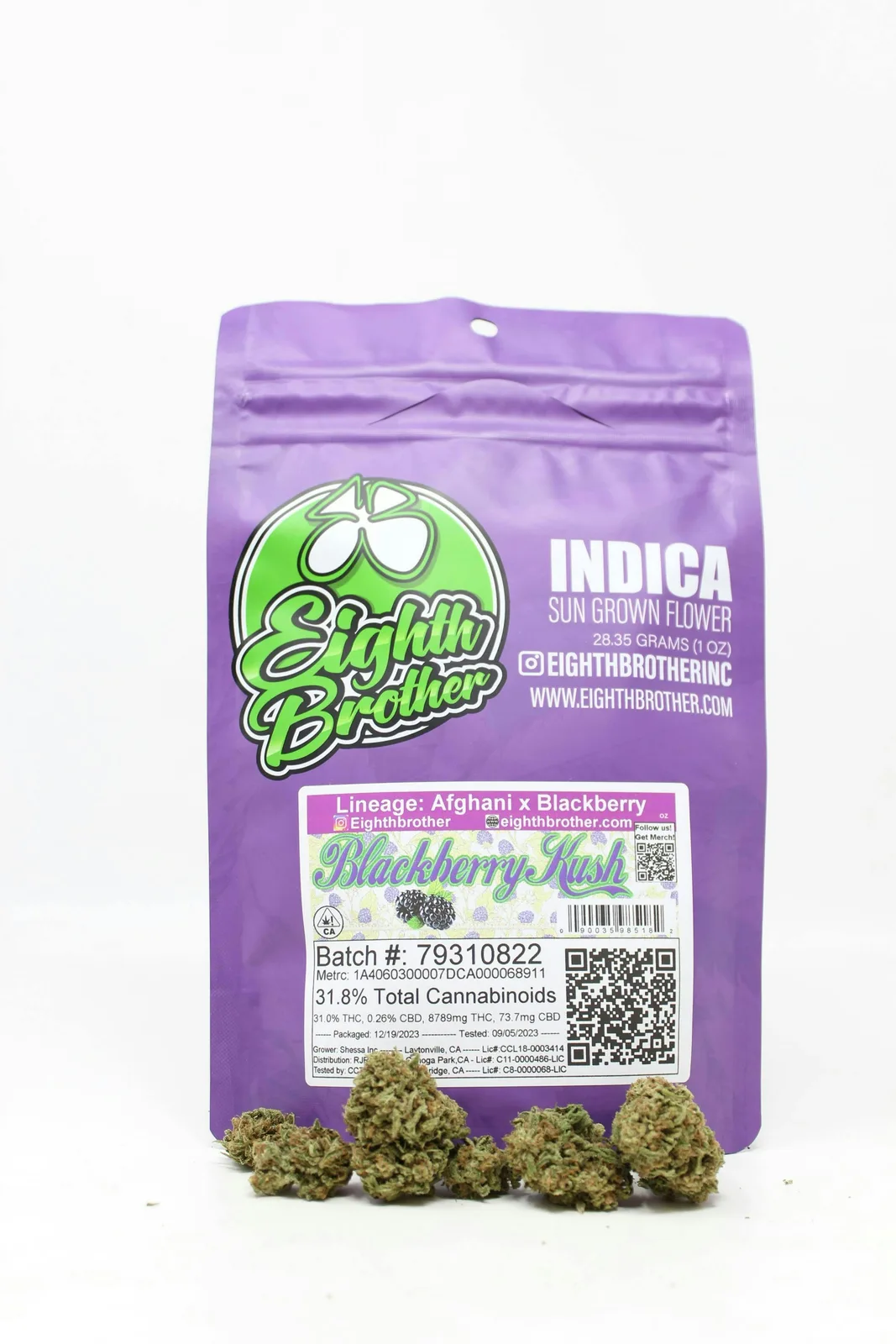 Eighth Brother | Blackberry Kush | Big Buds | 14g