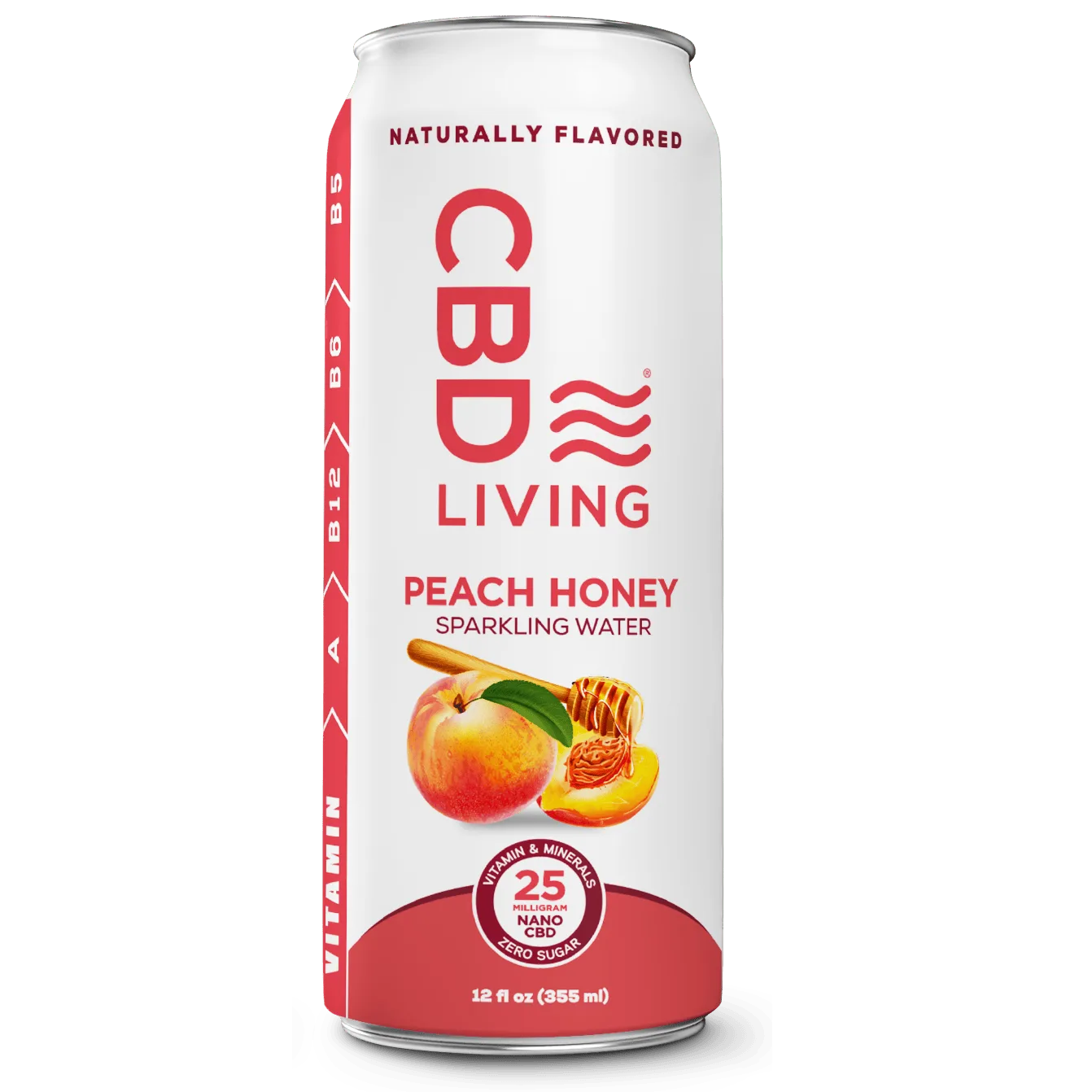 CBD Sparkling Water - Peach Honey