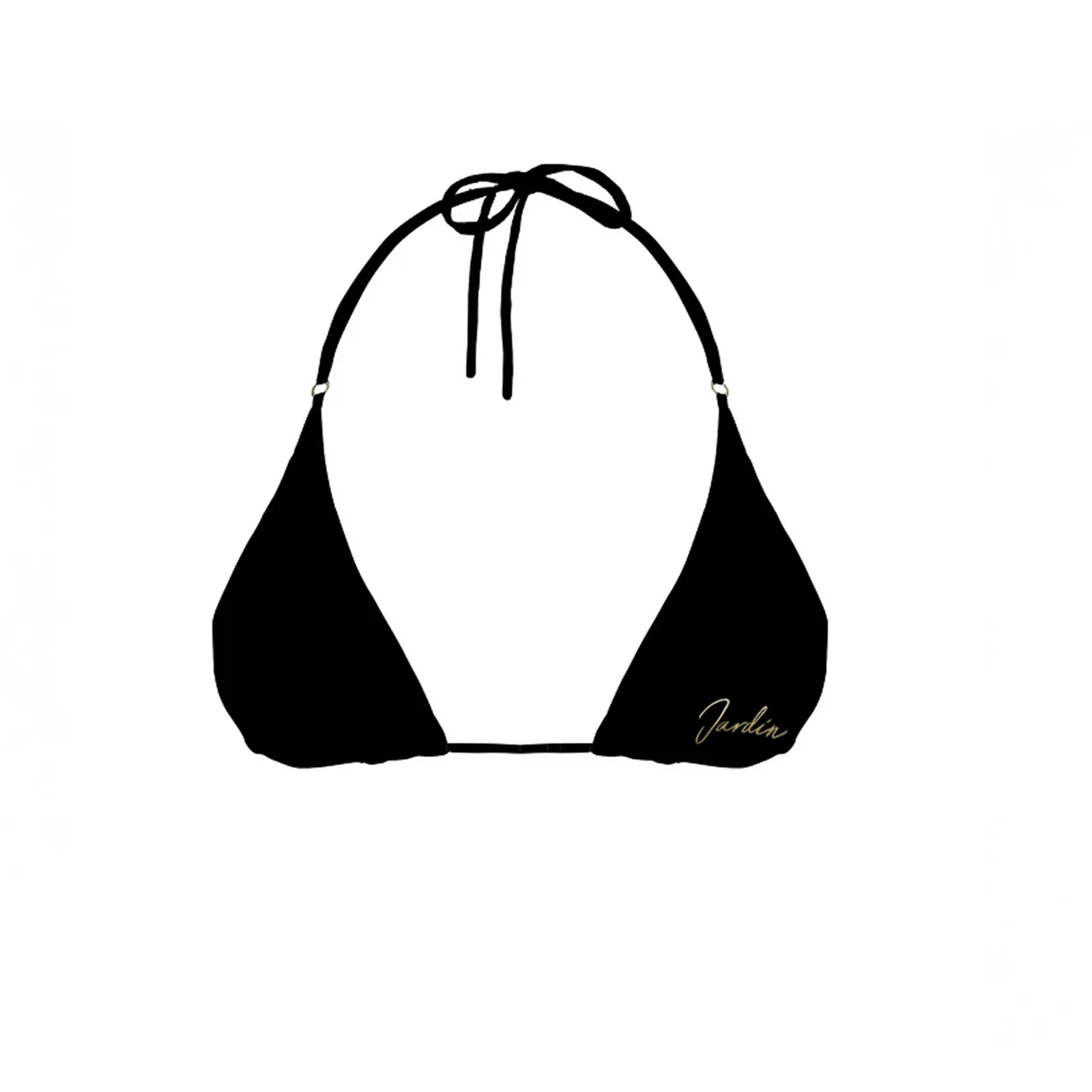 SWIMWEAR | HOOP RING TOP | STONE [XS]