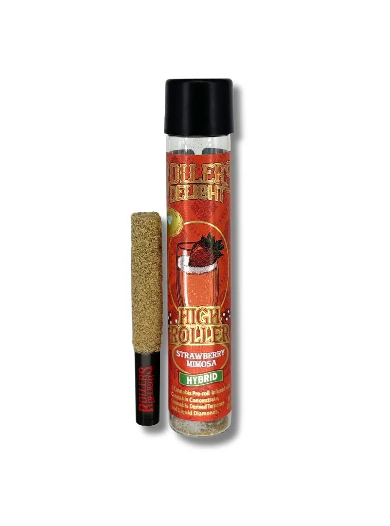 High Roller | Cherry Cough | Infused Preroll | 1g | Indica