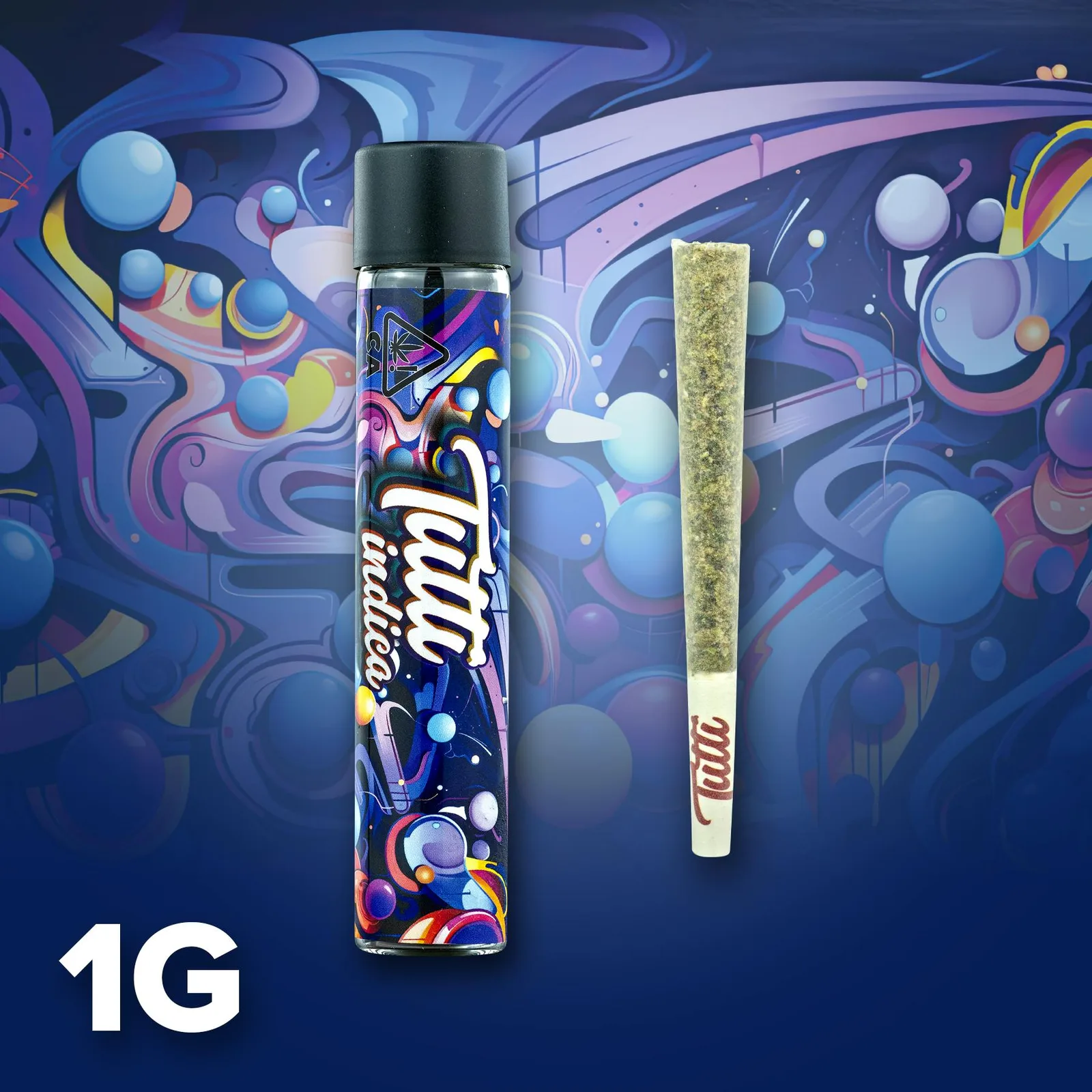 Tutti - Diamond Infused Preroll - 1g - Indica - Ice Cream Cake