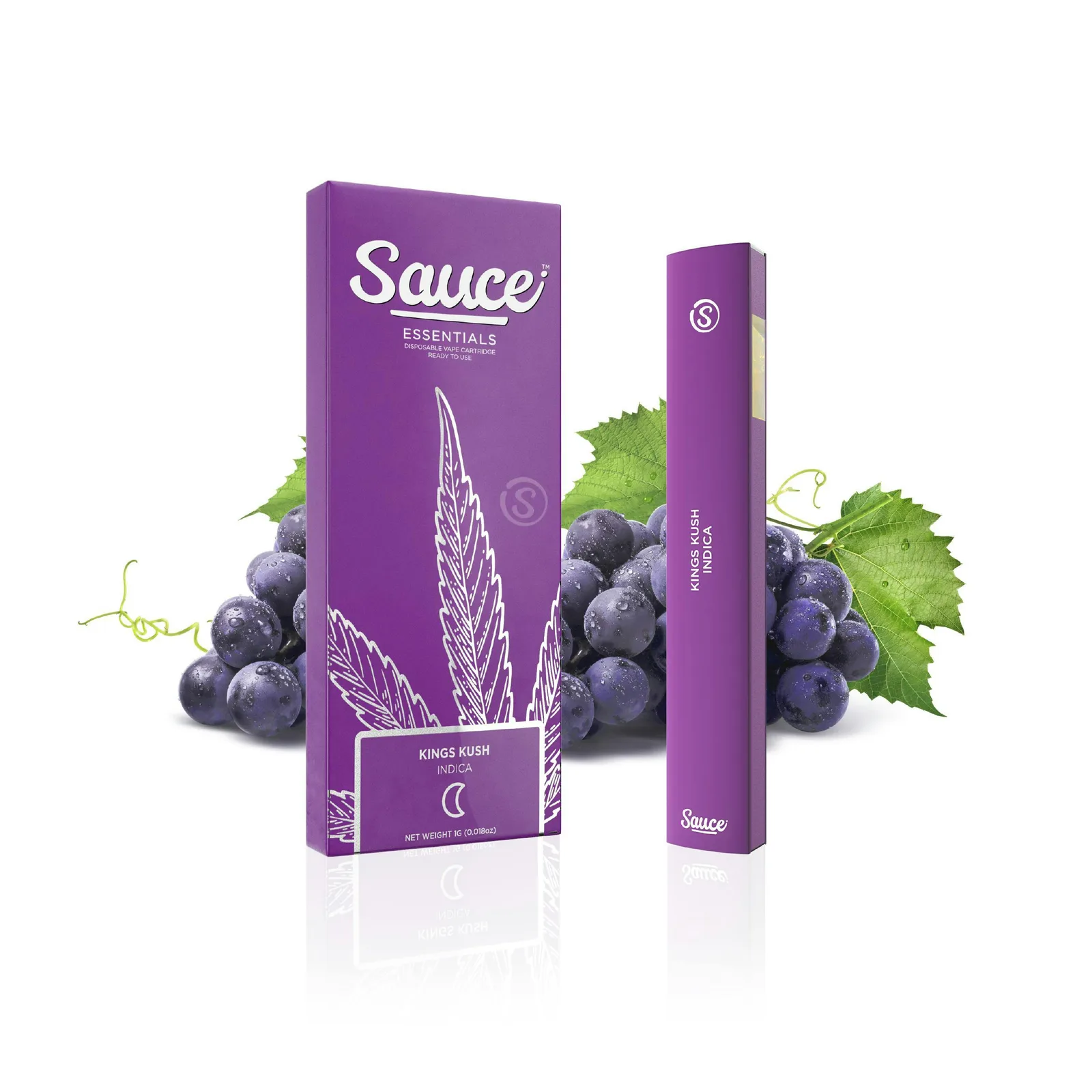 Sauce | Essentials | Kings Kush | Live Resin Disposable | 1g