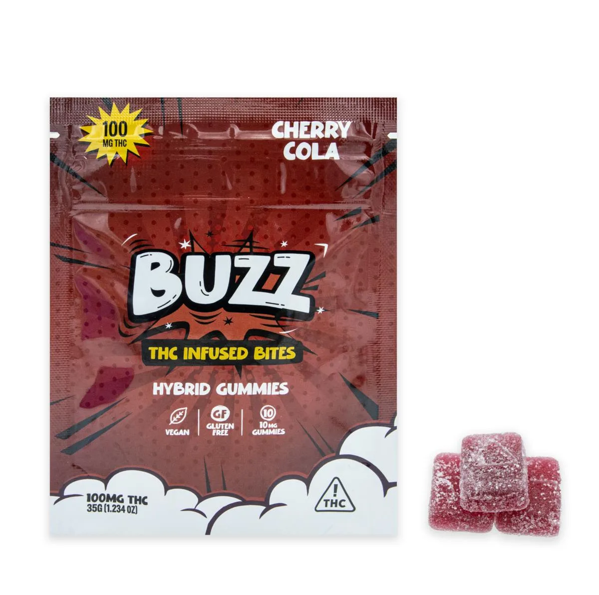 CHERRY COLA GUMMIES 10PC [100MG]