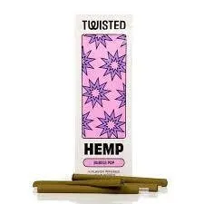 ROLLING PAPERS - TWISTED HEMP WRAPS - BUBBLE POP - 4PK