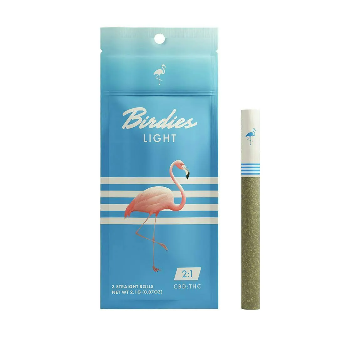 Birdies | Light 2:1 CBD:THC | Joint | 0.7g each | 3pk