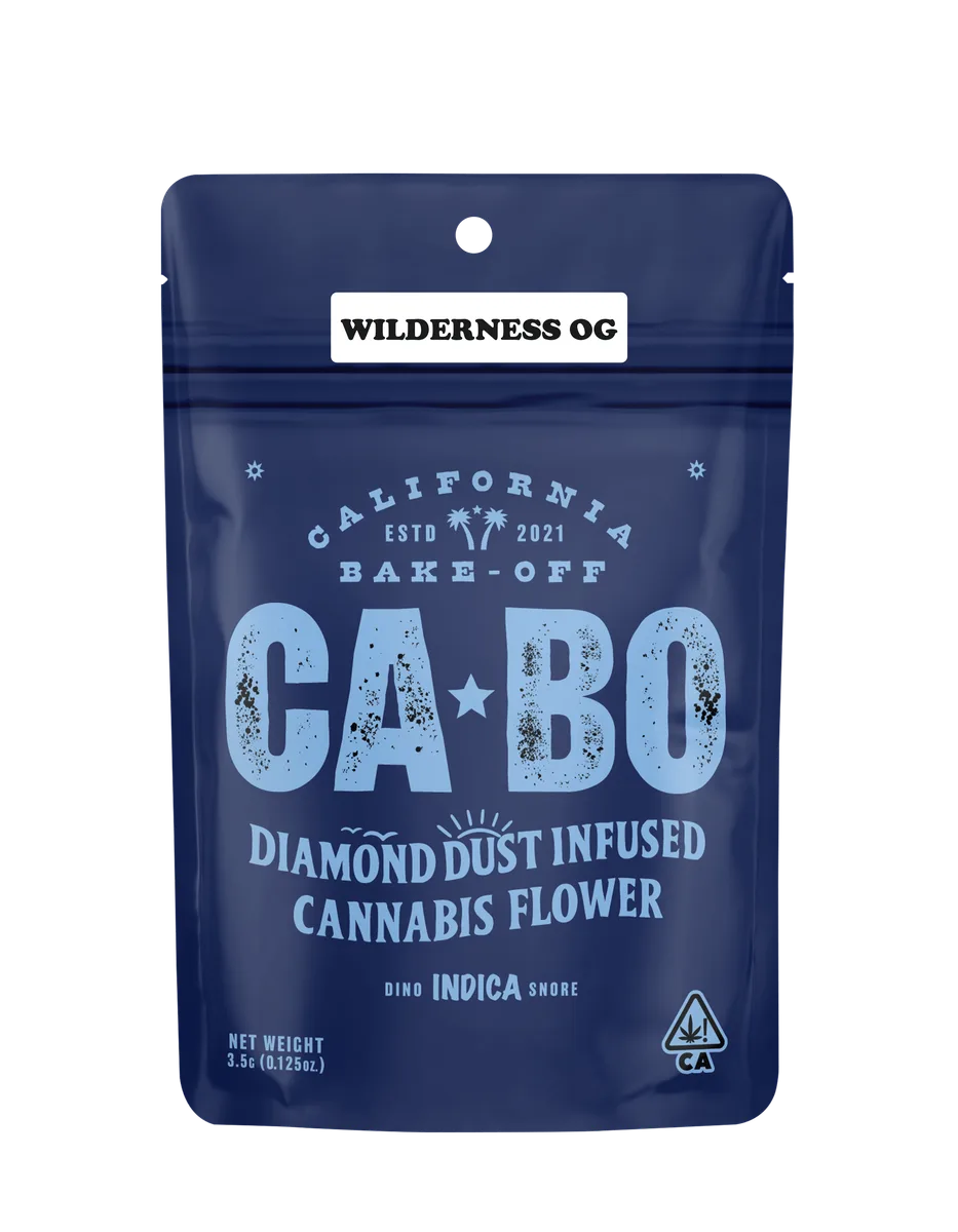 CABO Diamond Dust Infused 3.5g Flower - Wilderness OG - Indica