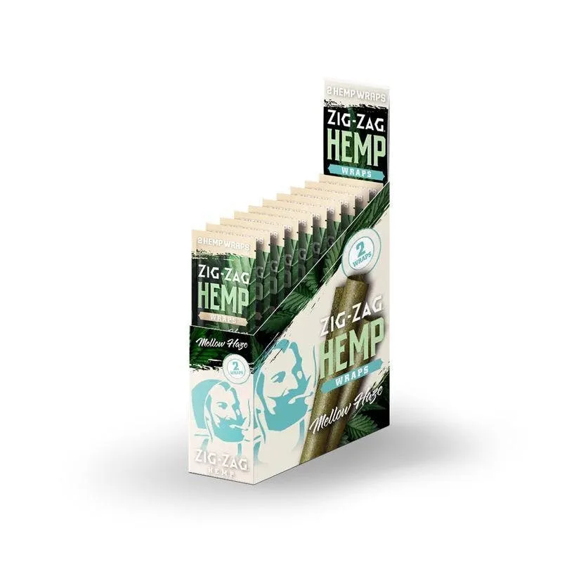 Zig Zag Mellow Haze Hemp Wraps 2pk