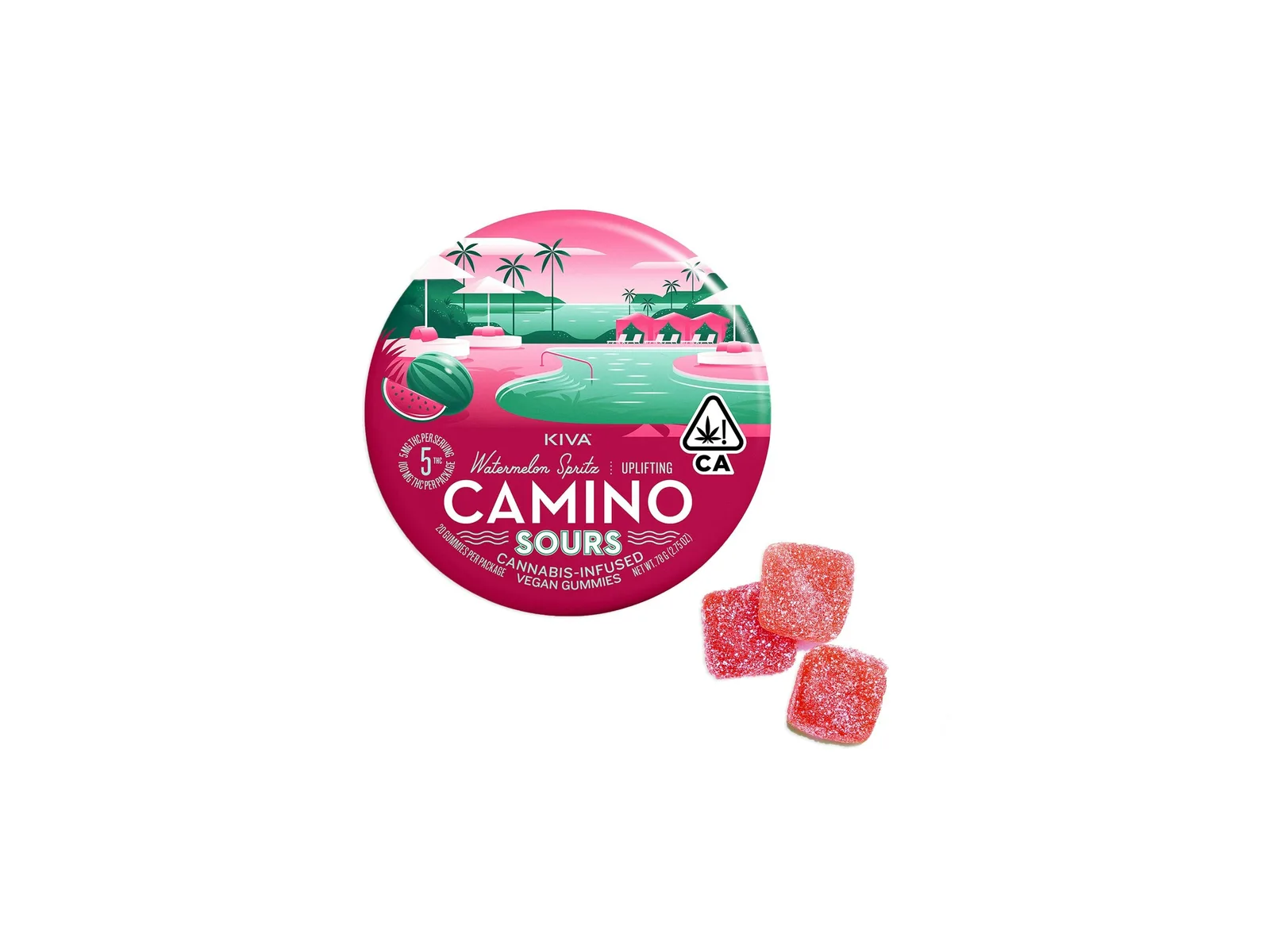 Camino Gummies Sours Watermelon Spritz 100mg