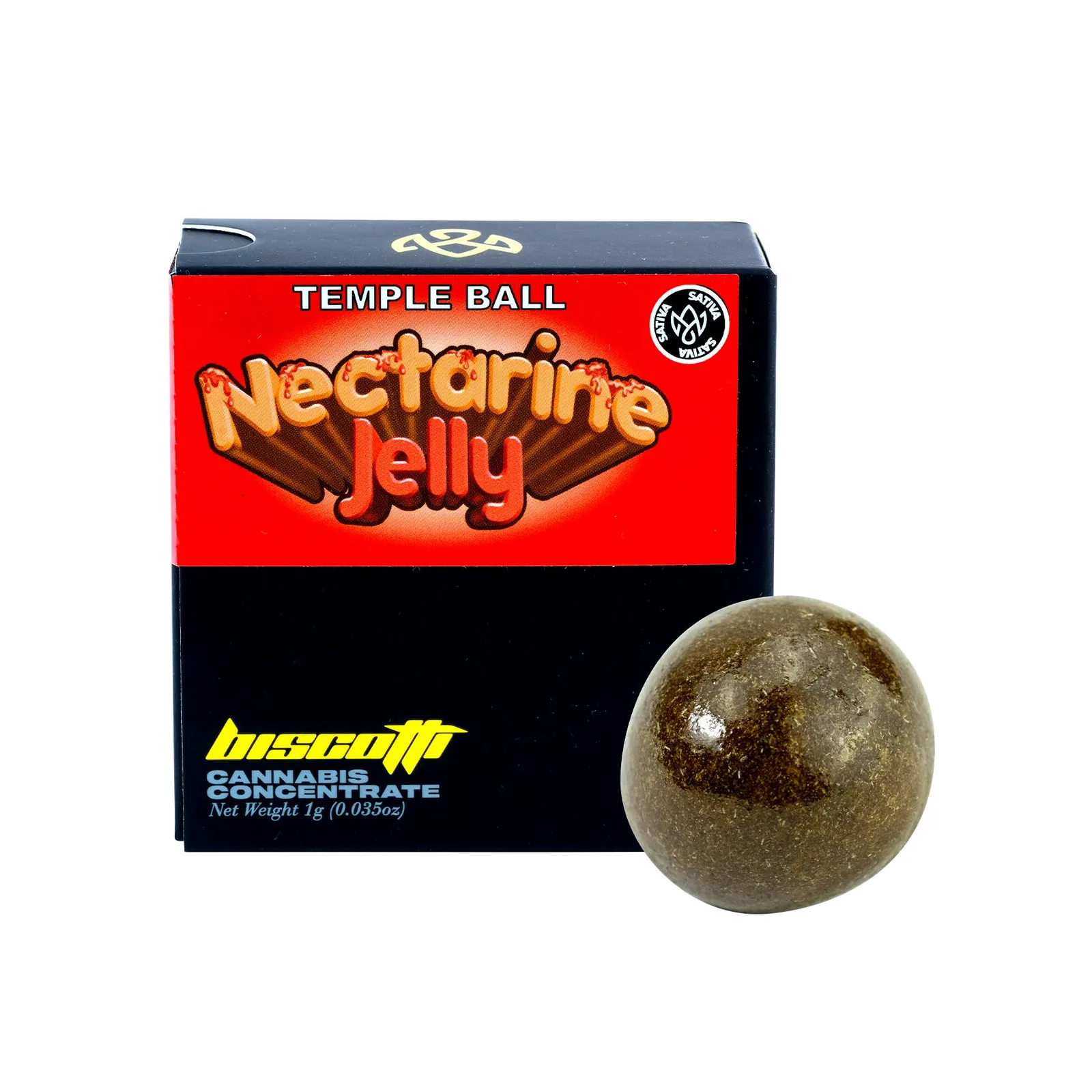 Biscotti - 1g - Live Temple Ball - Sativa - Nectarine Jelly