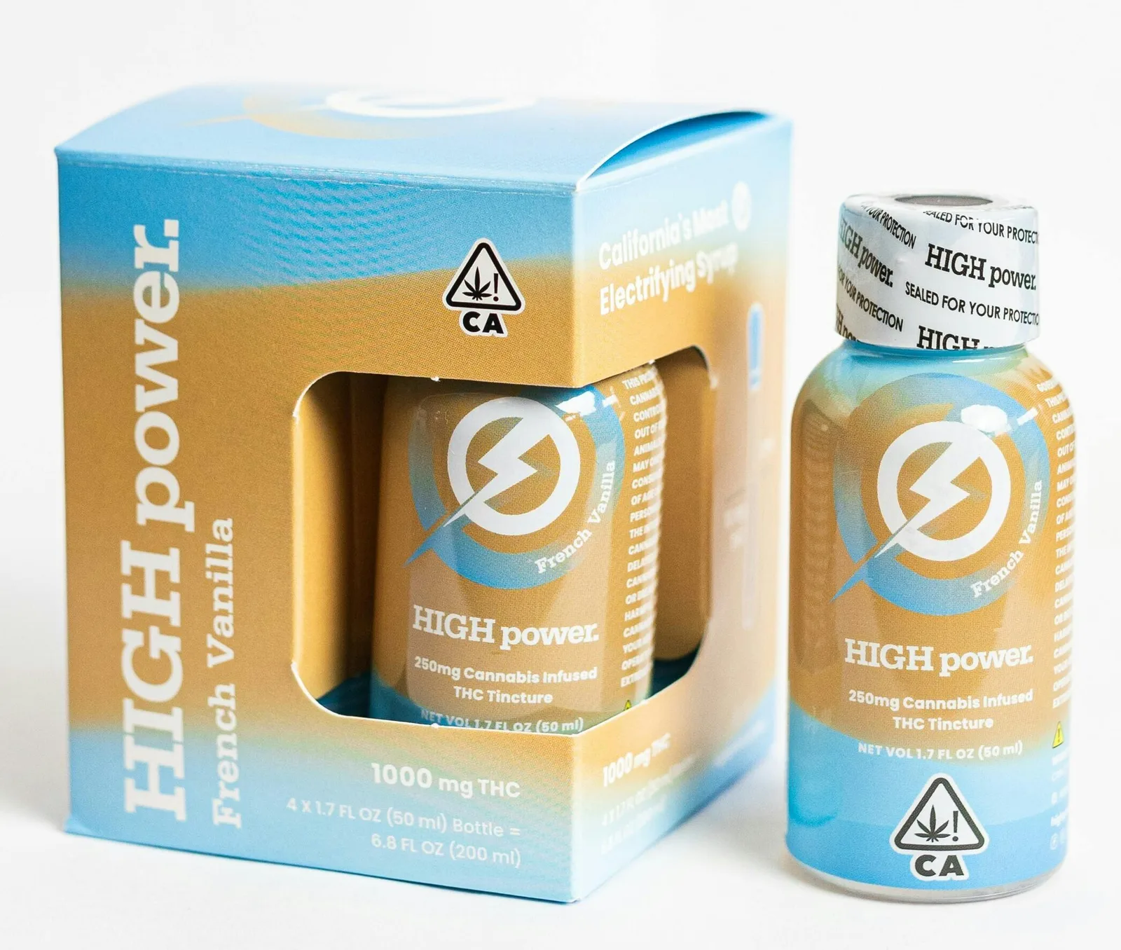 HIGH power syrup - French Vanilla 1000mg THC (4 Pack)