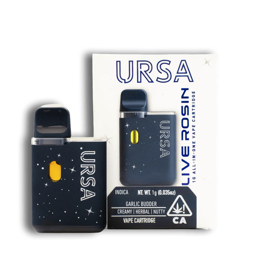 Garlic Budder All-in-One Live Rosin Vape Cartrige