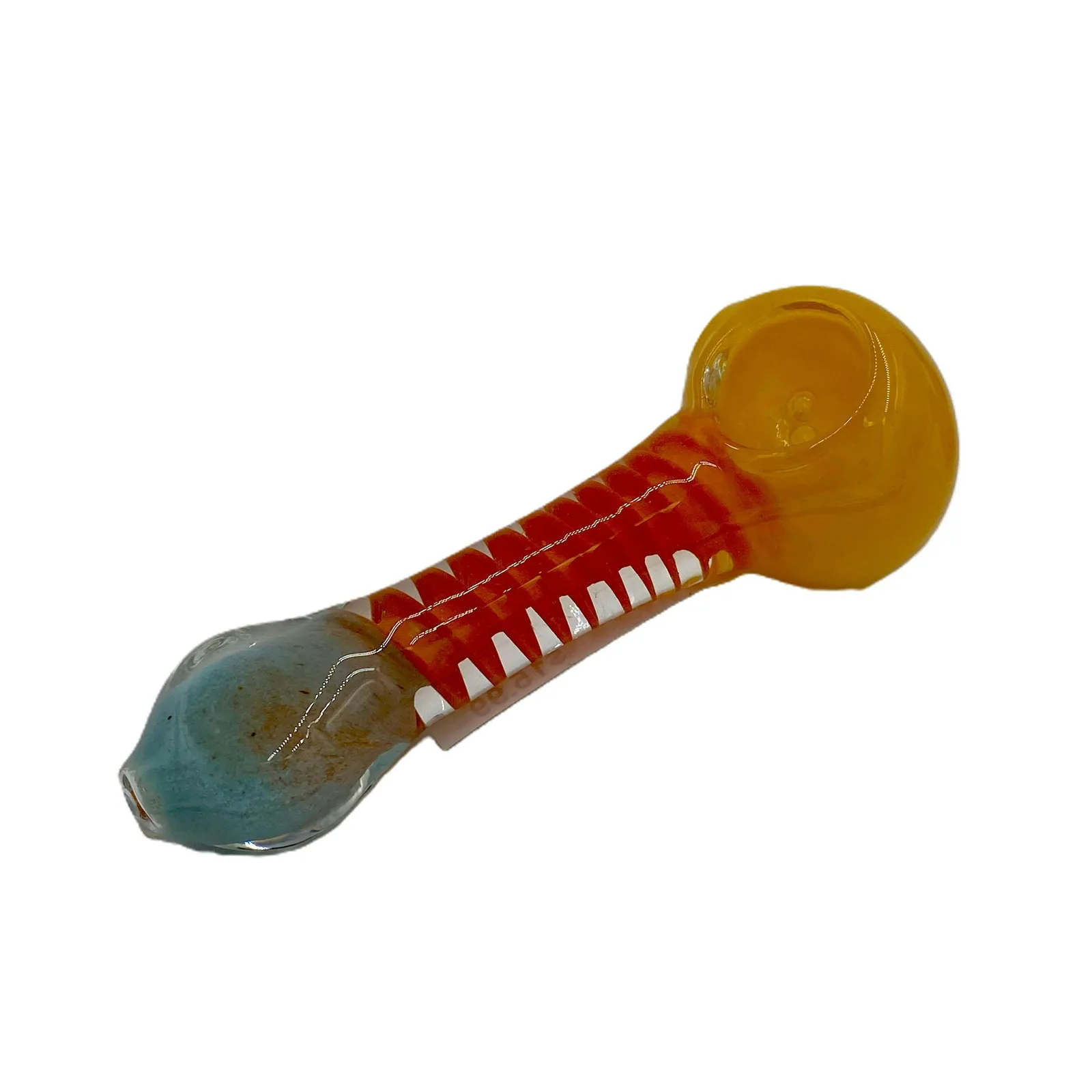 GLASS - 4" SPIRAL COLOR GRADIENT PIPE - GHP105
