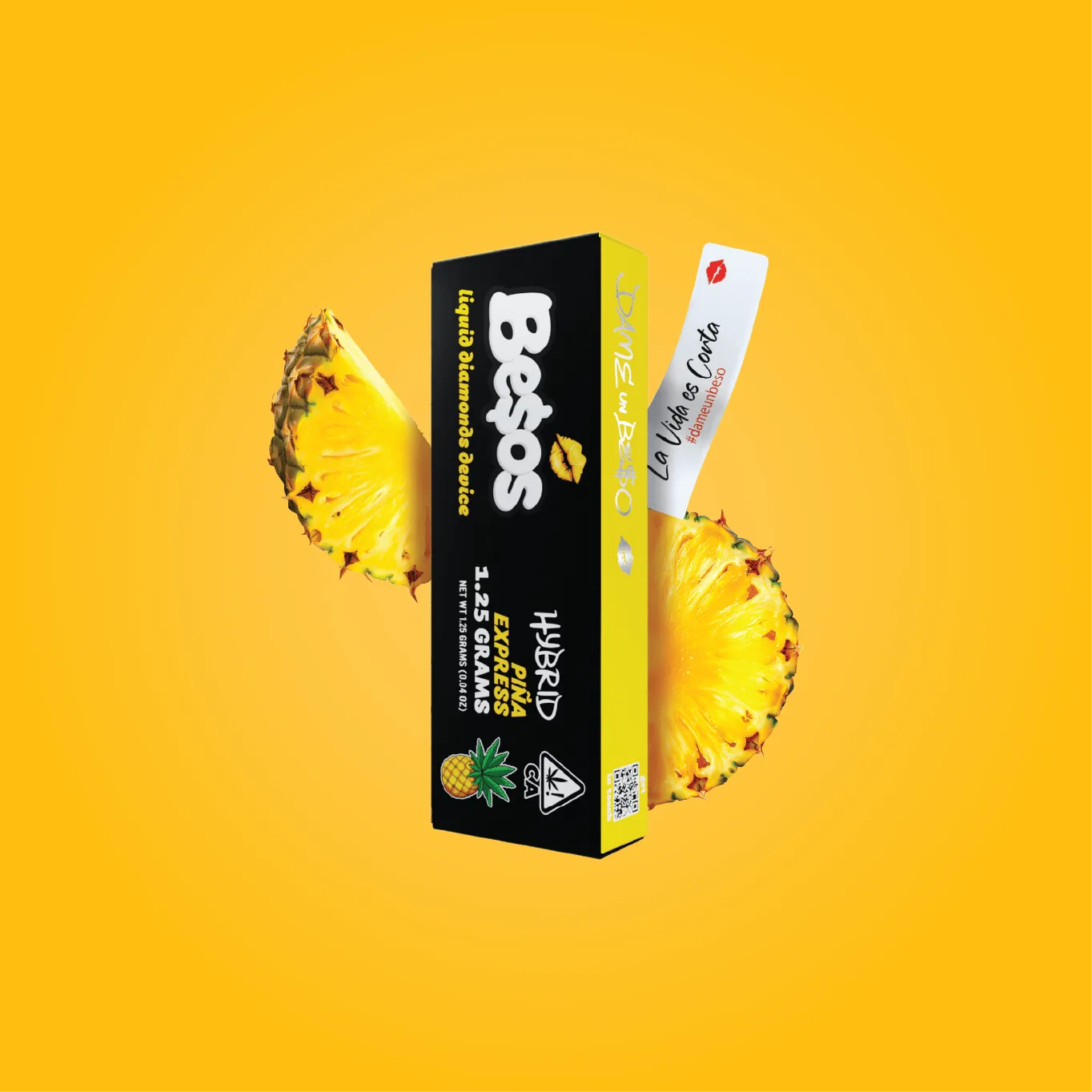 Besos | Piña Express | Live Diamonds Disposable | 1.25g