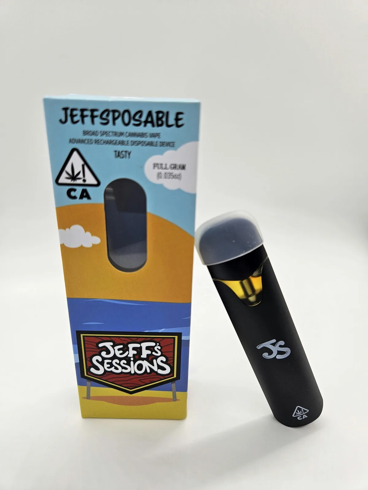 Jeff's Sessions Platinum Blueberry Kush 1g Disposable