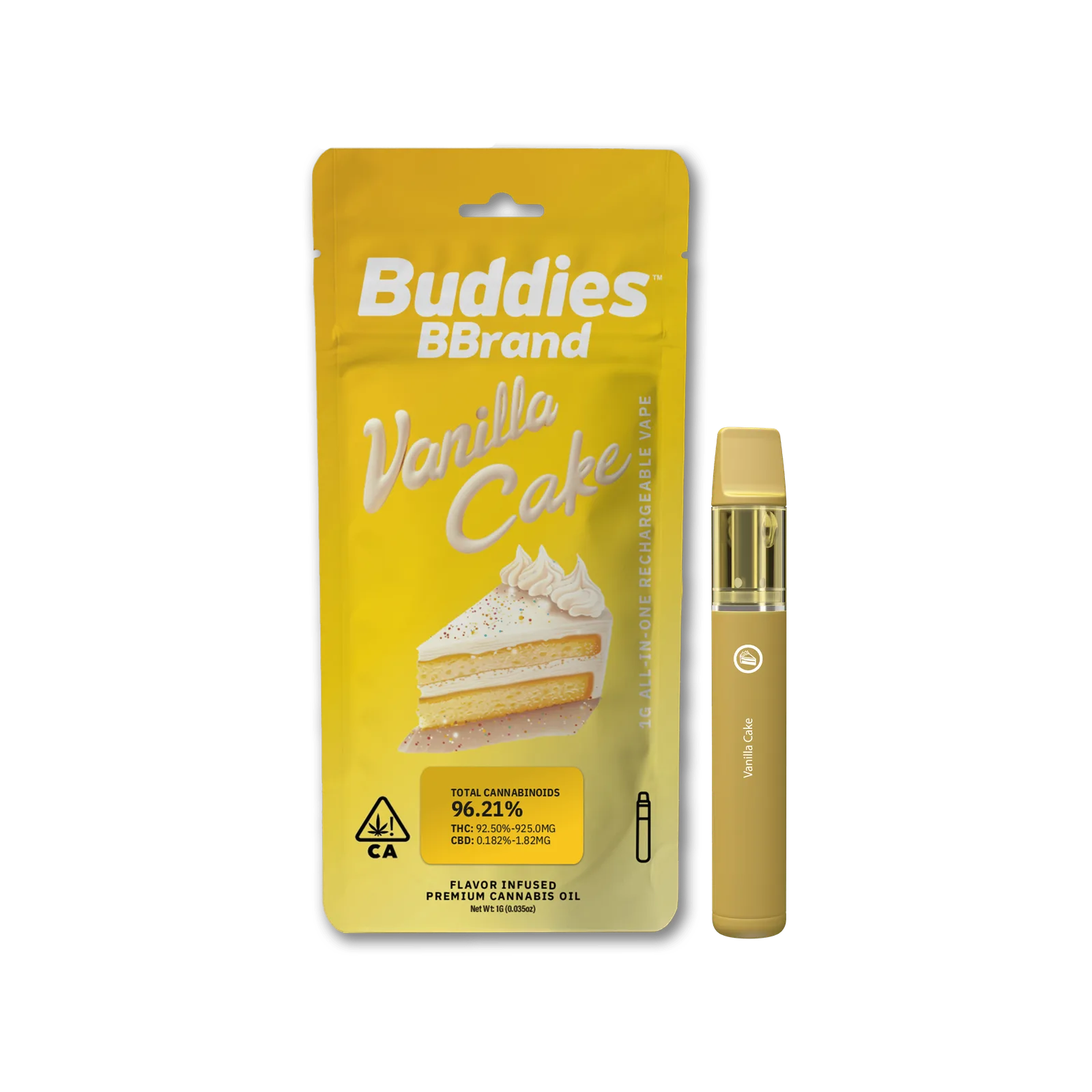 BBrand Vanilla Cake 1g AIO Vape