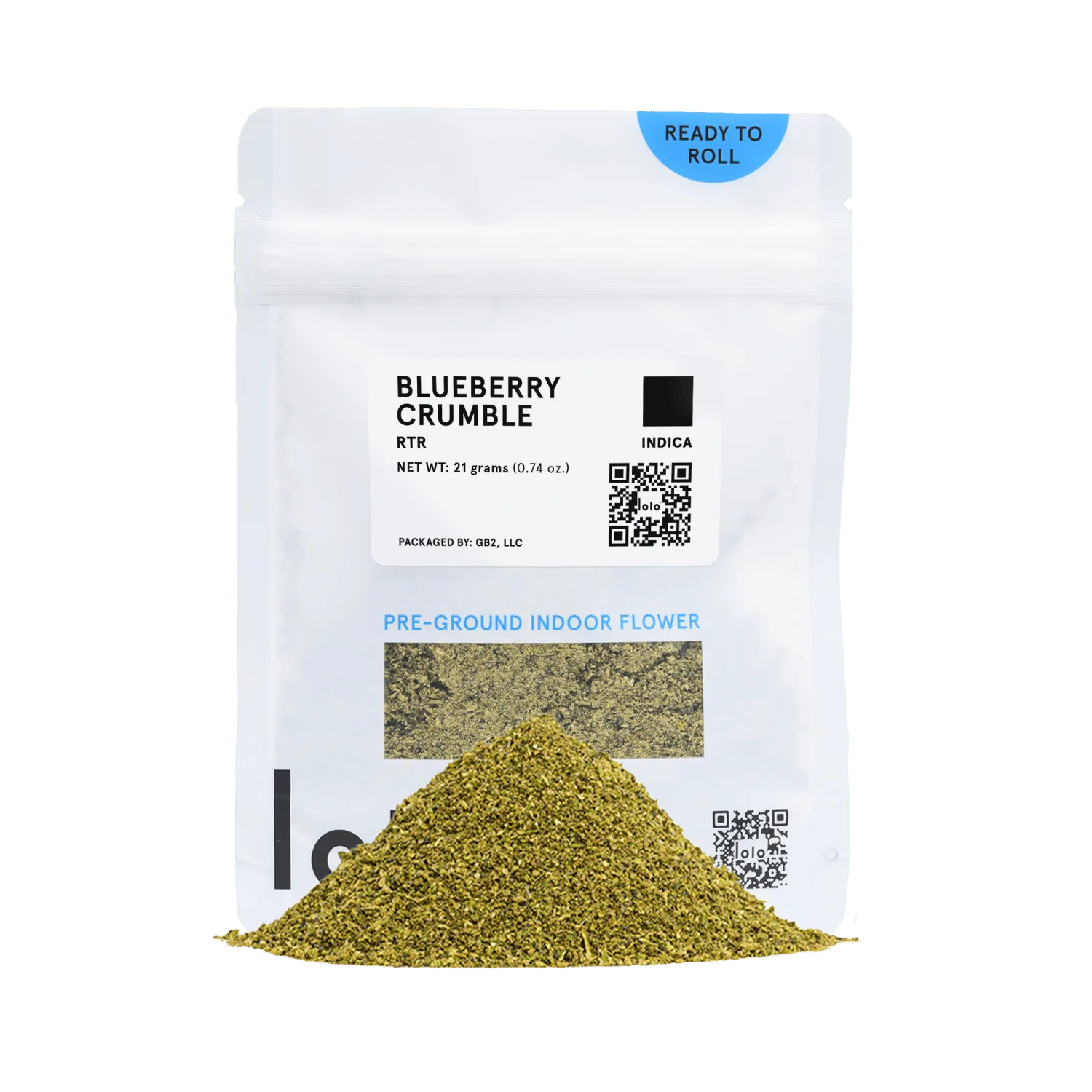 lolo | Blueberry Crumble | Indoor Ready To Roll | 21g