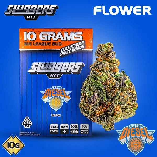 Sluggers - Bagged Flower - 10g - Sativa - NYC Diesel