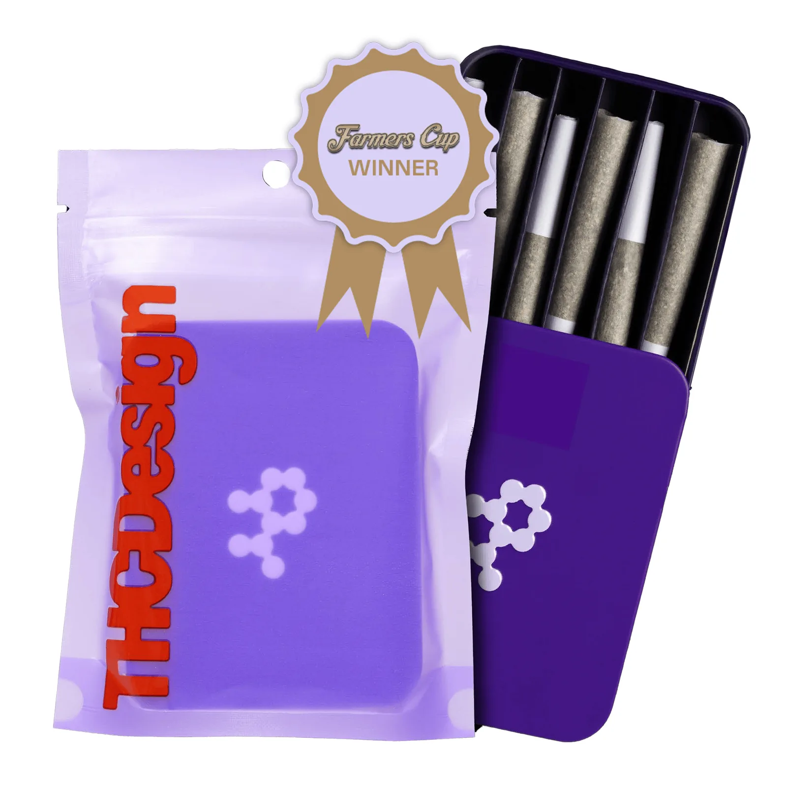 THC Design | Blue Viper | Joints | 0.6g each | 6pk